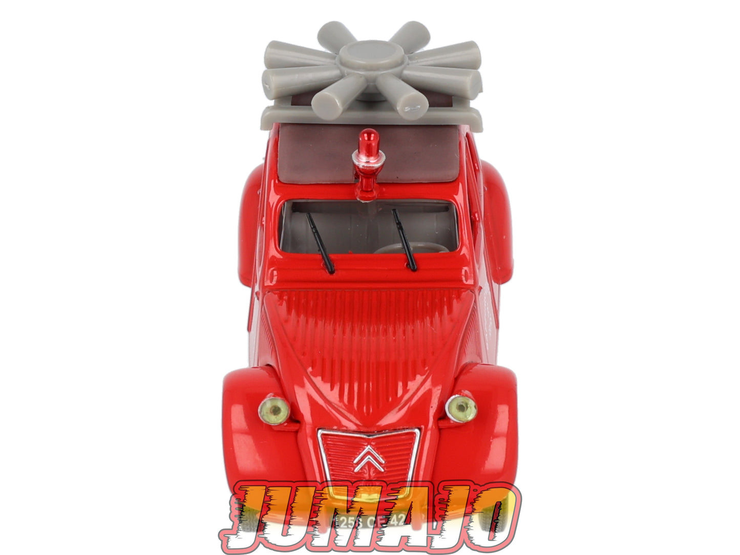 2CV66 Voiture 1/43 ELIGOR Citroen : 2CV AZL Pompiers de Feurs