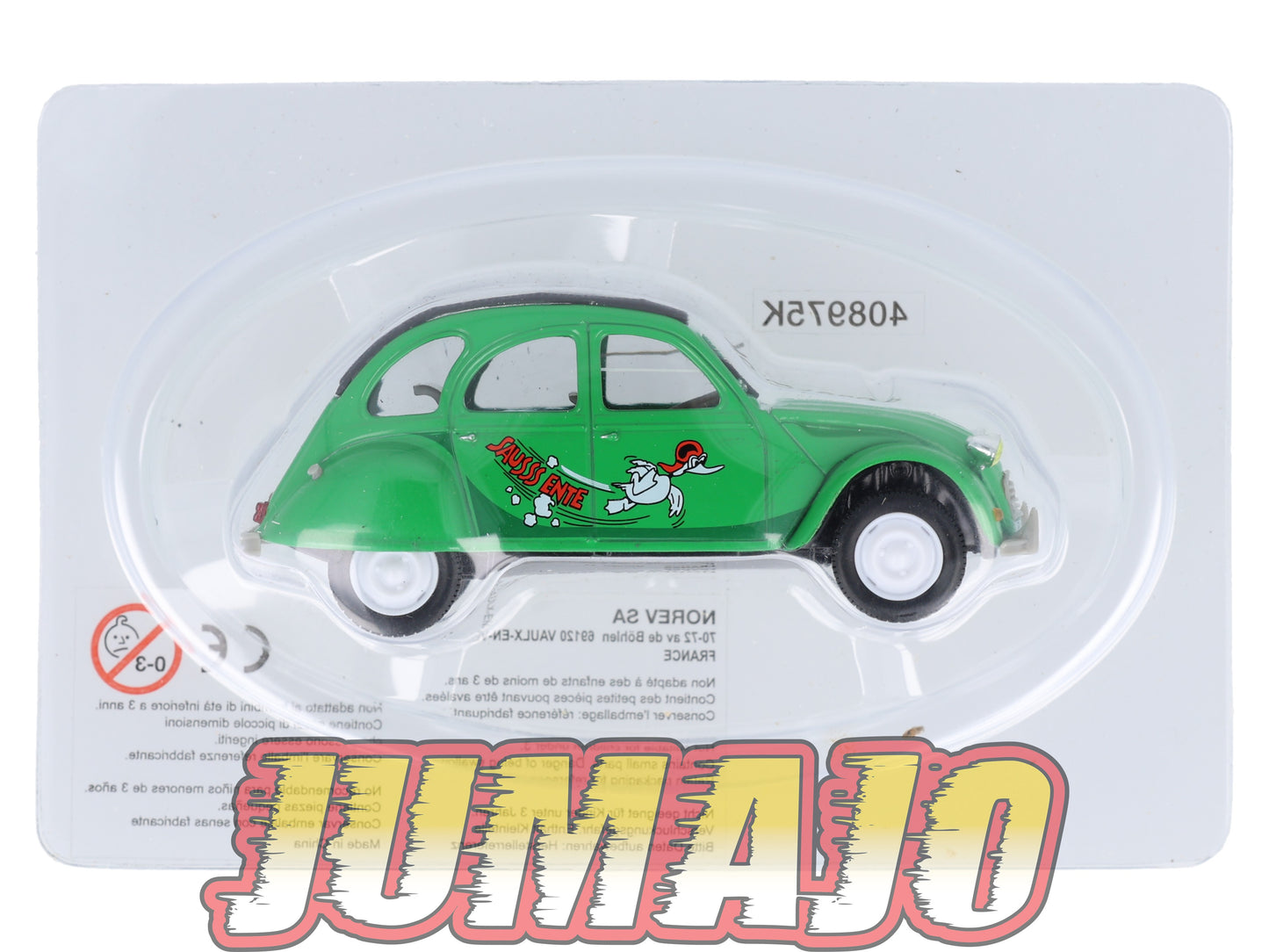 2CV68 Voiture 1/43 NOREV Citroen : 2CV Sausss-Ente 1988