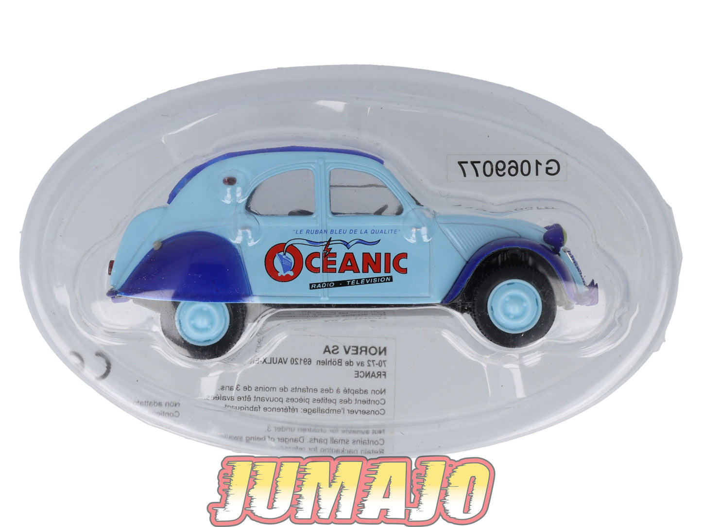2CV77 Voiture 1/43 NOREV Citroen : 2CV Berline OCEANIC