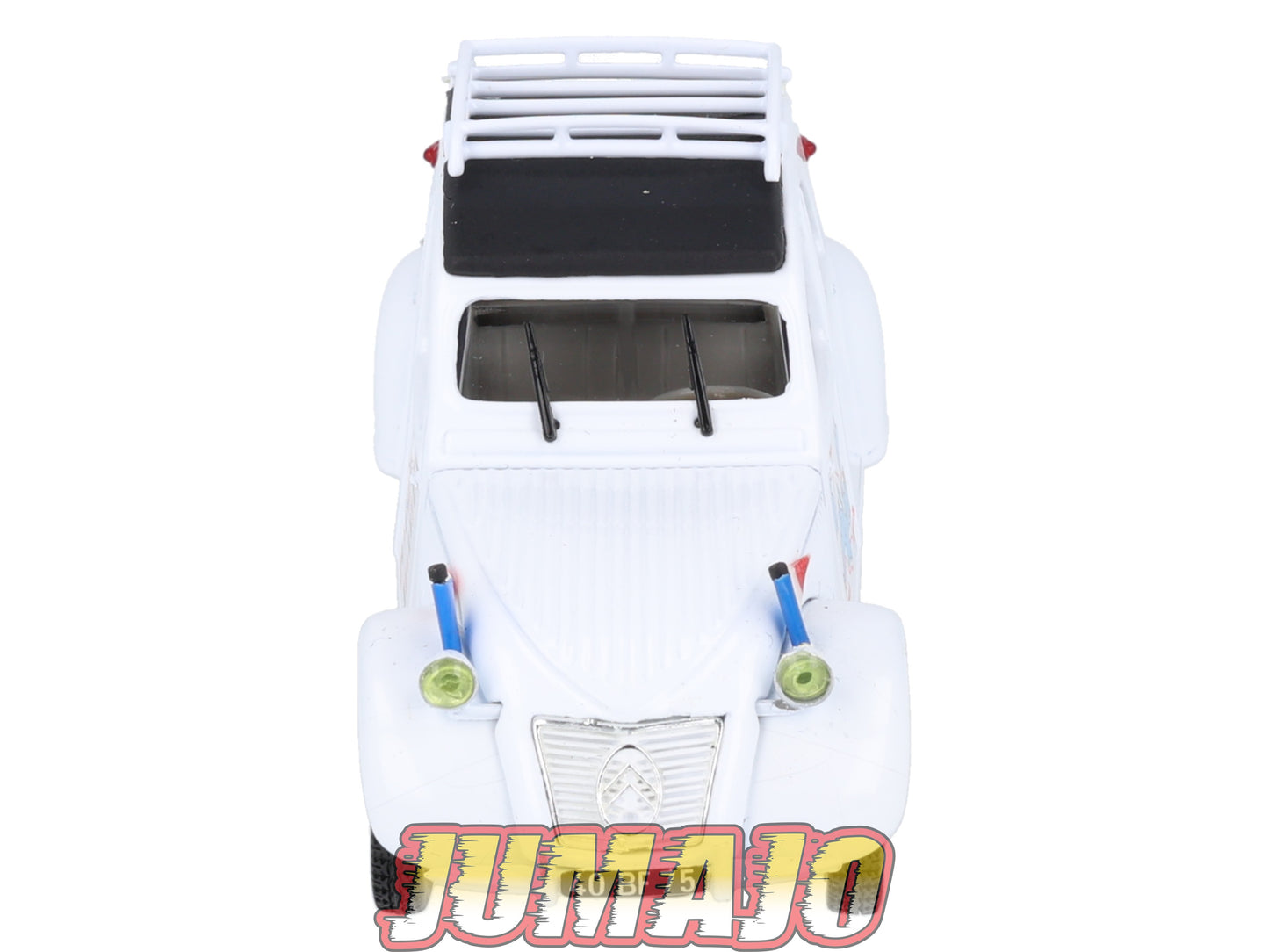 2CV86 Voiture 1/43 NOREV Citroen : 2CV BERNIER HUGUIER Tour de Méditerranée