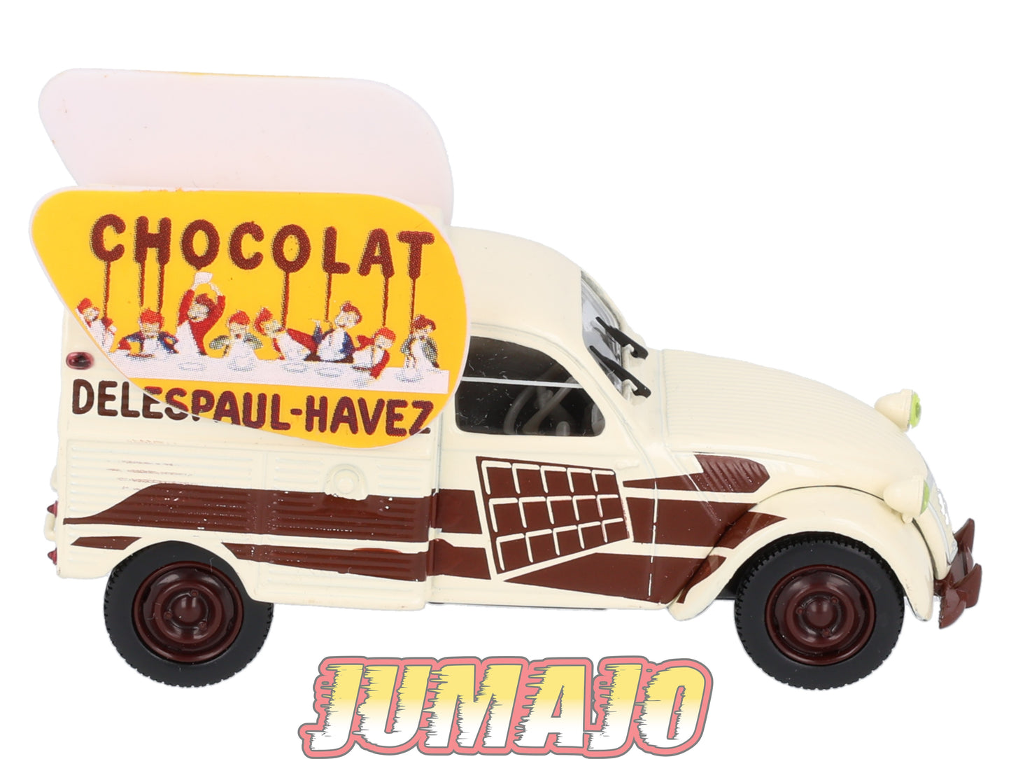 2CV89 Voiture 1/43 NOREV Citroen : 2CV Chocolat DELESPAUL HAVEZ