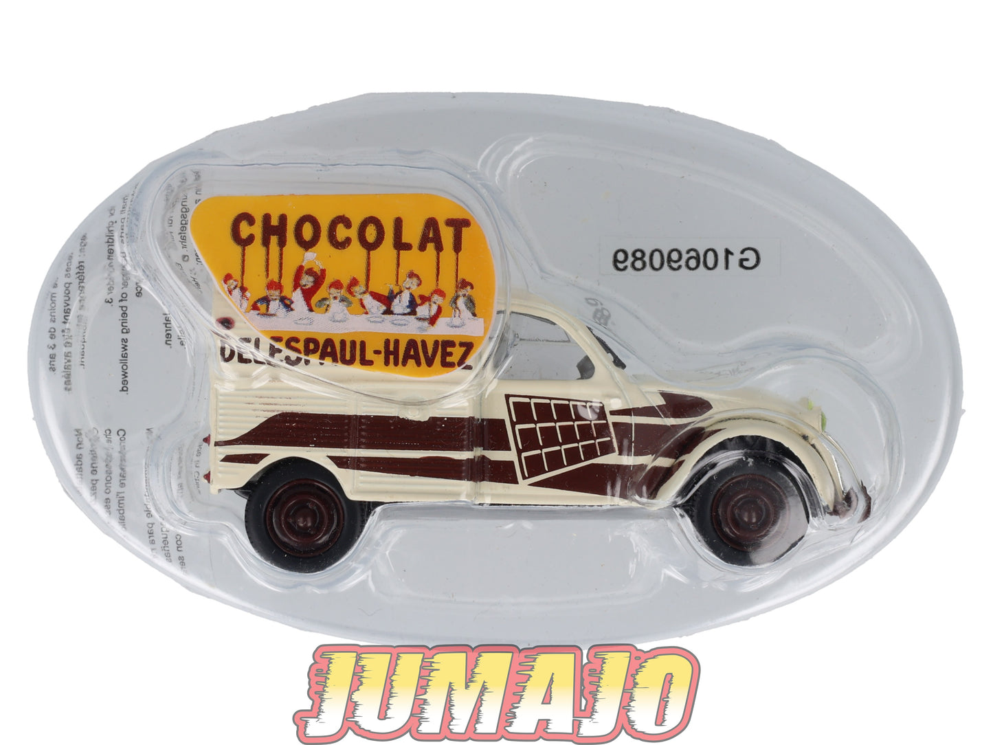 2CV89 Voiture 1/43 NOREV Citroen : 2CV Chocolat DELESPAUL HAVEZ