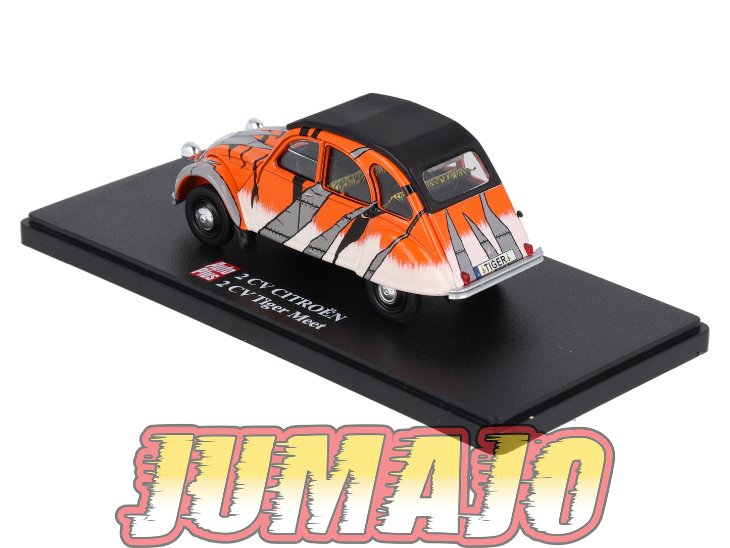 2CVAP100 Voiture 1/43 ELIGOR Auto plus : CITROEN 2CV Tiger Meet