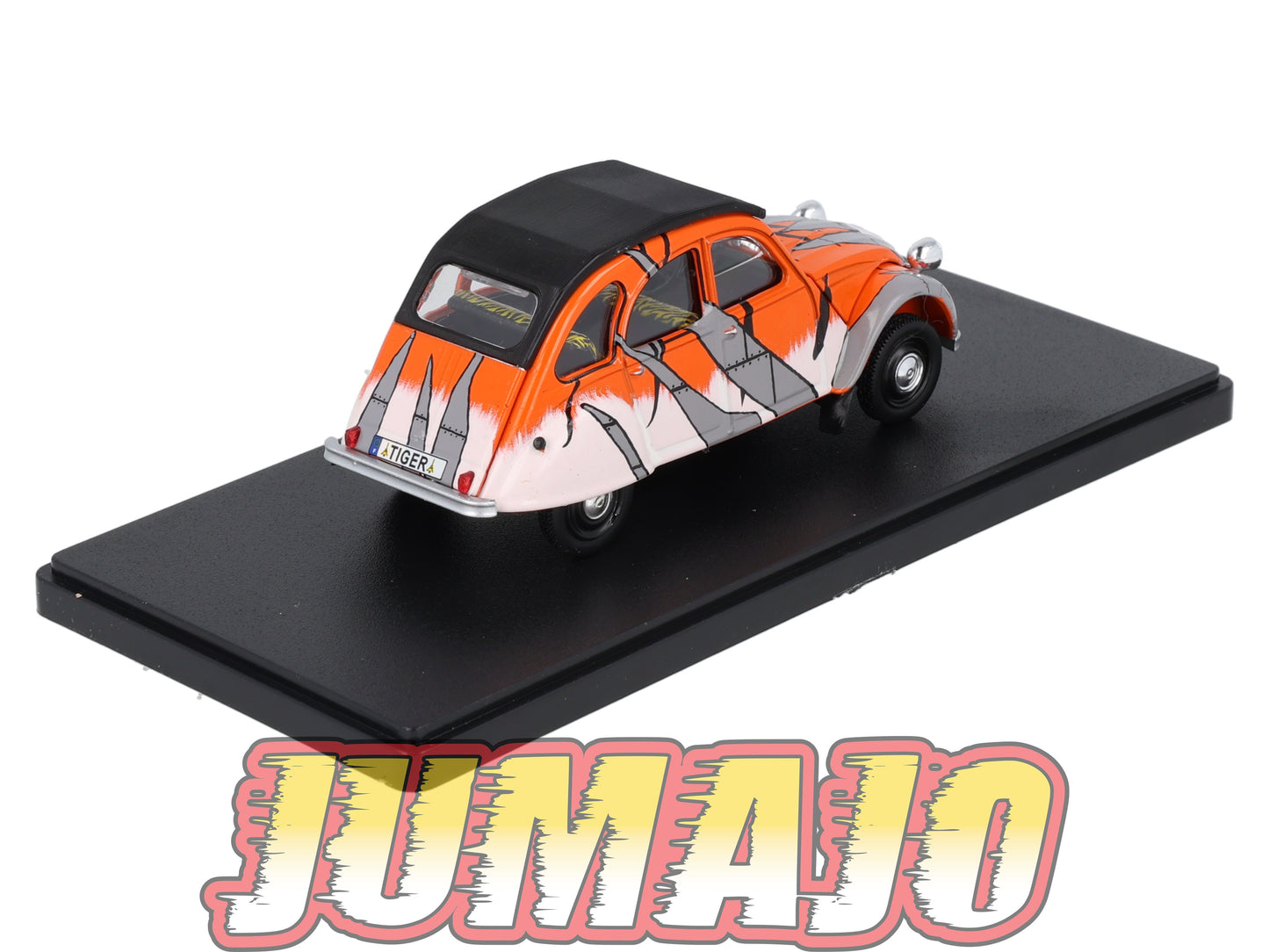 2CVAP100 Voiture 1/43 ELIGOR Auto plus : CITROEN 2CV Tiger Meet