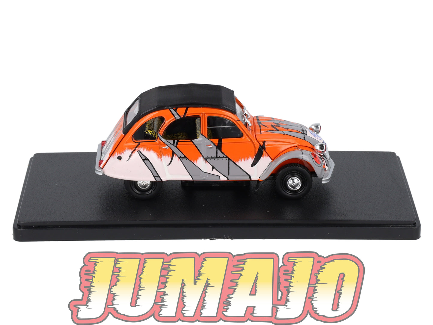 2CVAP100 Voiture 1/43 ELIGOR Auto plus : CITROEN 2CV Tiger Meet