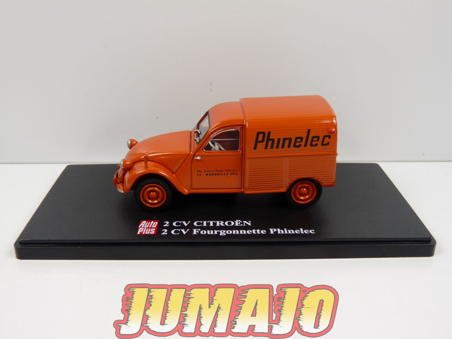 2CVAP102 Voiture 1/43 ELIGOR Auto plus : CITROEN 2CV n°102 Fourgonnette Phinelec