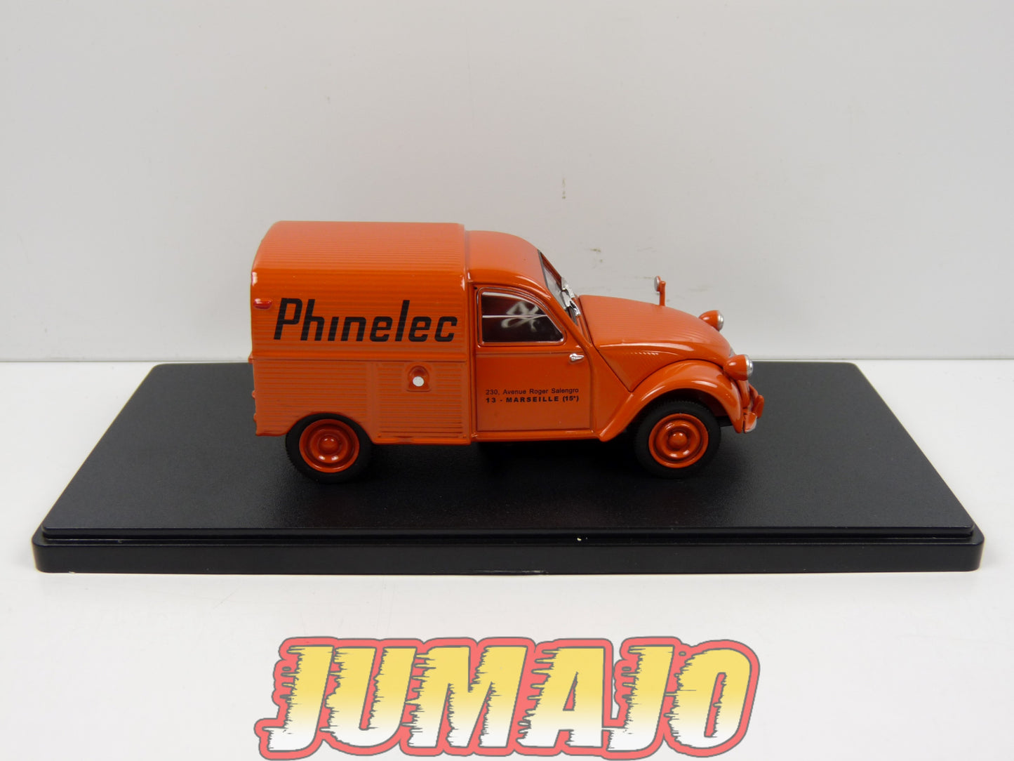 2CVAP102 Voiture 1/43 ELIGOR Auto plus : CITROEN 2CV n°102 Fourgonnette Phinelec