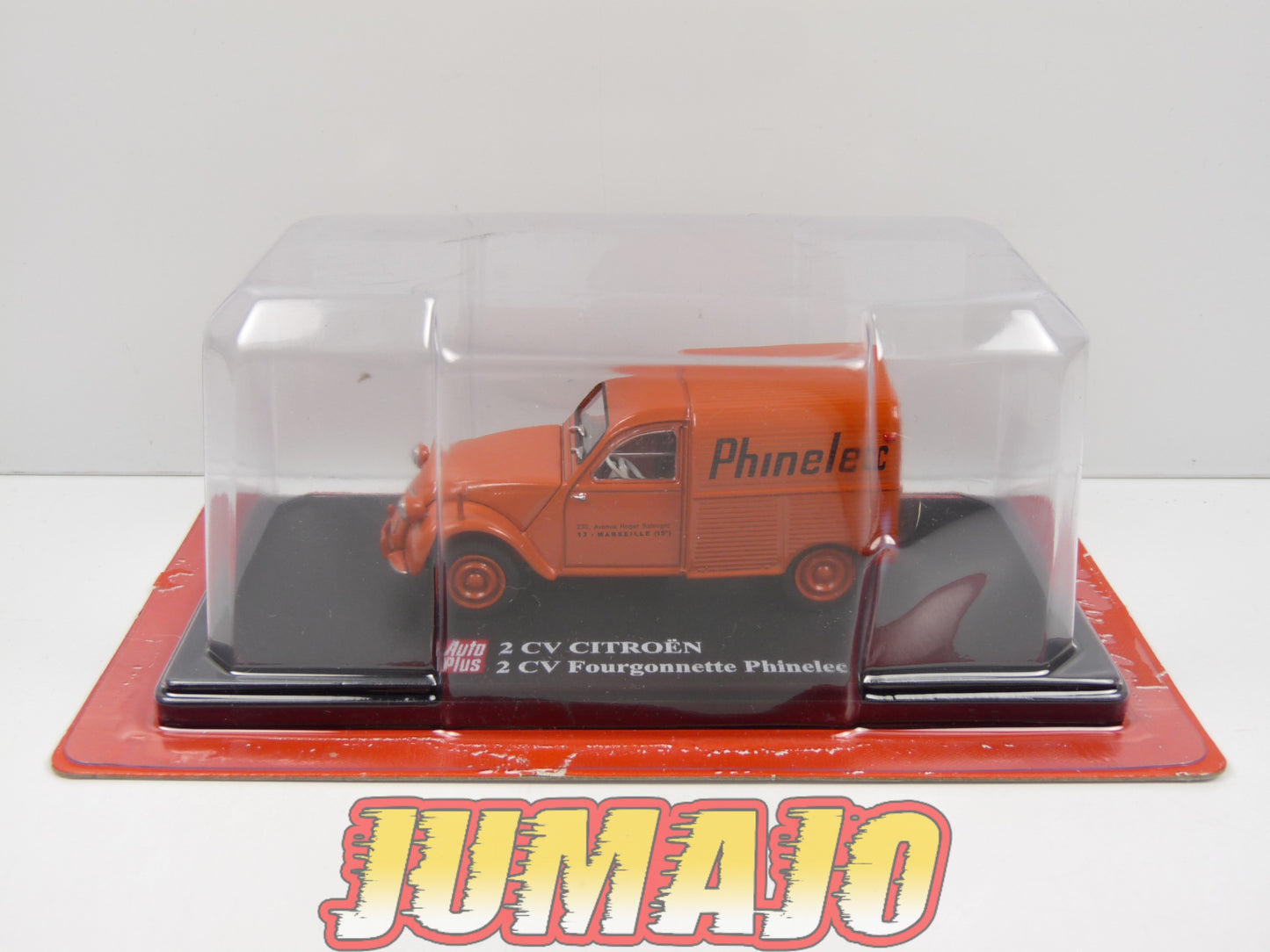 2CVAP102 Voiture 1/43 ELIGOR Auto plus : CITROEN 2CV n°102 Fourgonnette Phinelec