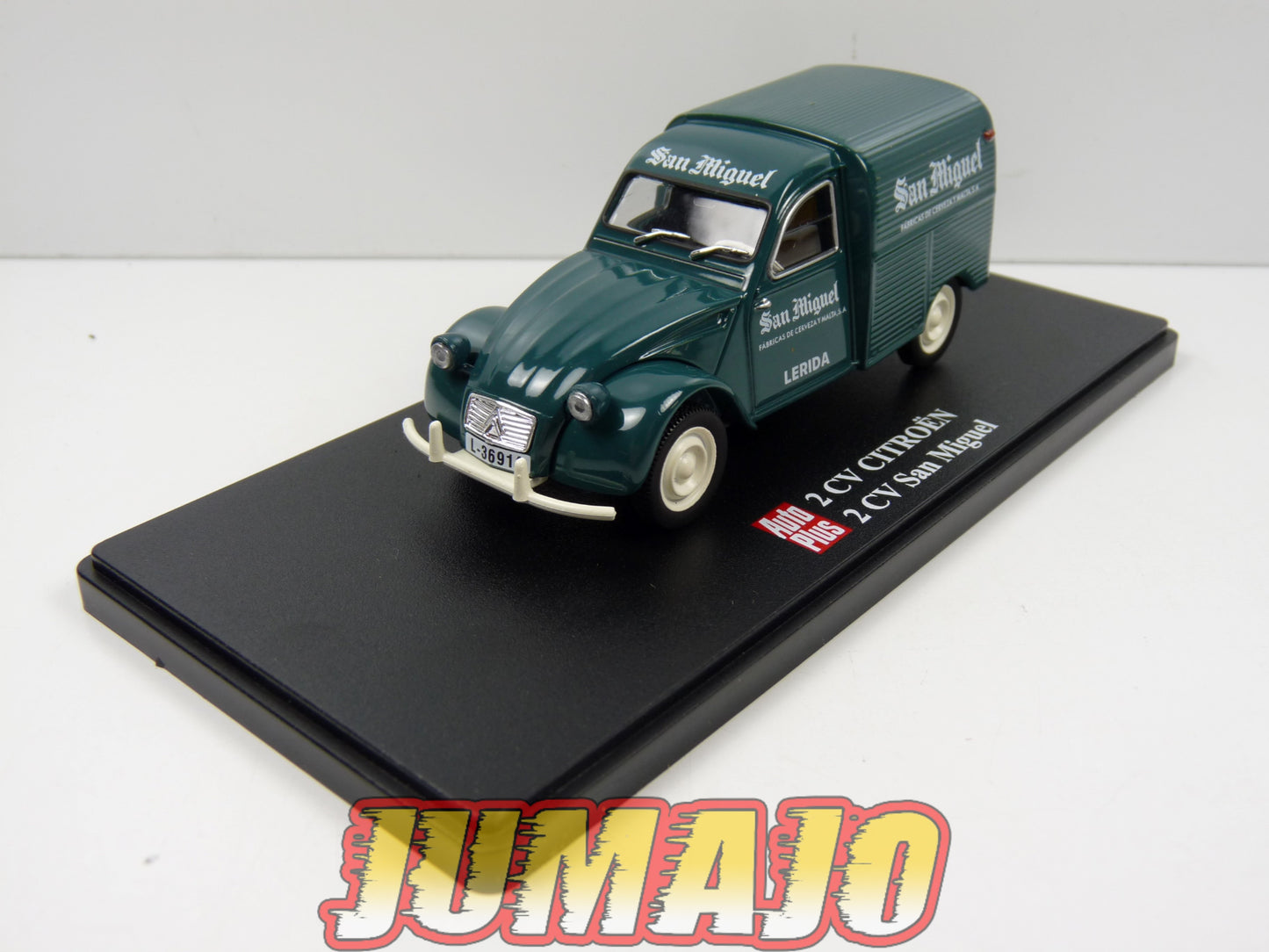2CVAP103 Voiture 1/43 ELIGOR Auto plus : CITROEN 2CV n°103 San Miguel Bière