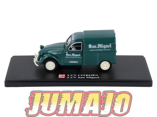 2CVAP103 Voiture 1/43 ELIGOR Auto plus : CITROEN 2CV n°103 San Miguel Bière