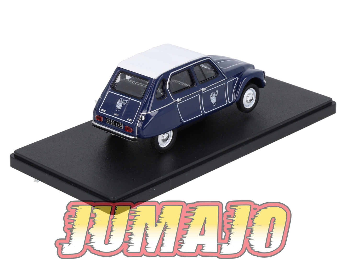 2CVAP104 Voiture 1/43 ELIGOR Auto plus : CITROEN 2CV Dyane Caban