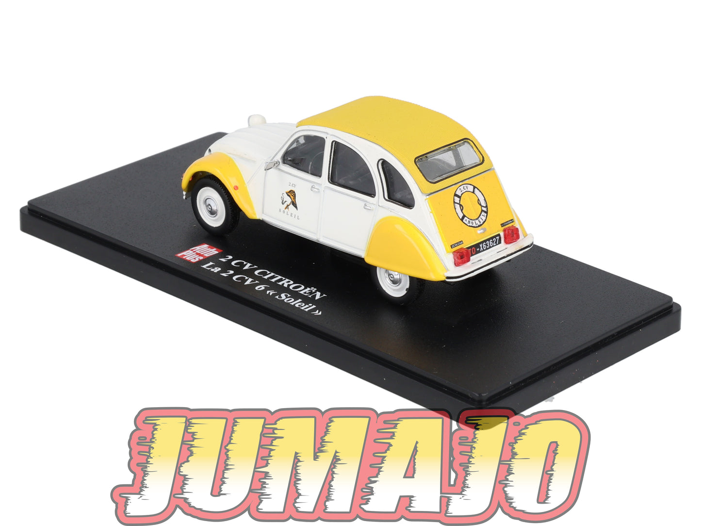 2CVAP110 Voiture 1/43 ELIGOR Auto plus : CITROEN 2CV La 2CV 6 Soleil