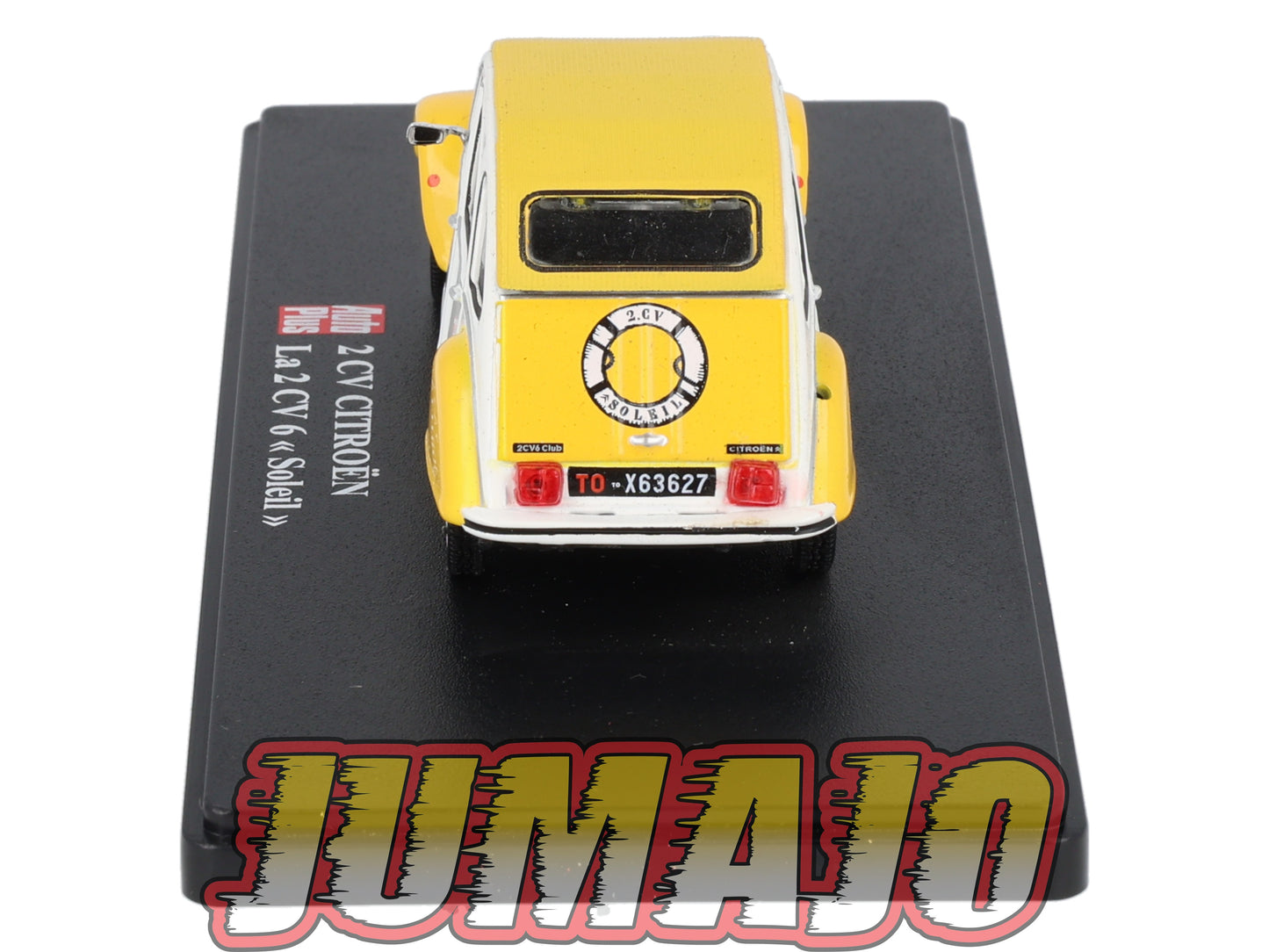 2CVAP110 Voiture 1/43 ELIGOR Auto plus : CITROEN 2CV La 2CV 6 Soleil