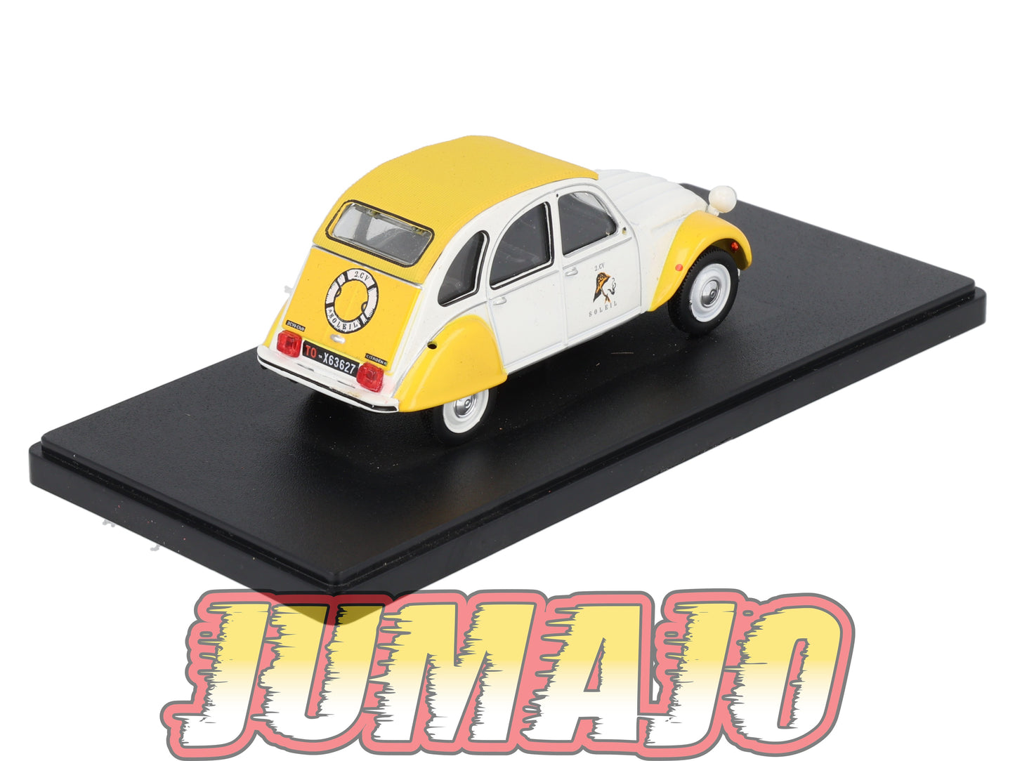 2CVAP110 Voiture 1/43 ELIGOR Auto plus : CITROEN 2CV La 2CV 6 Soleil