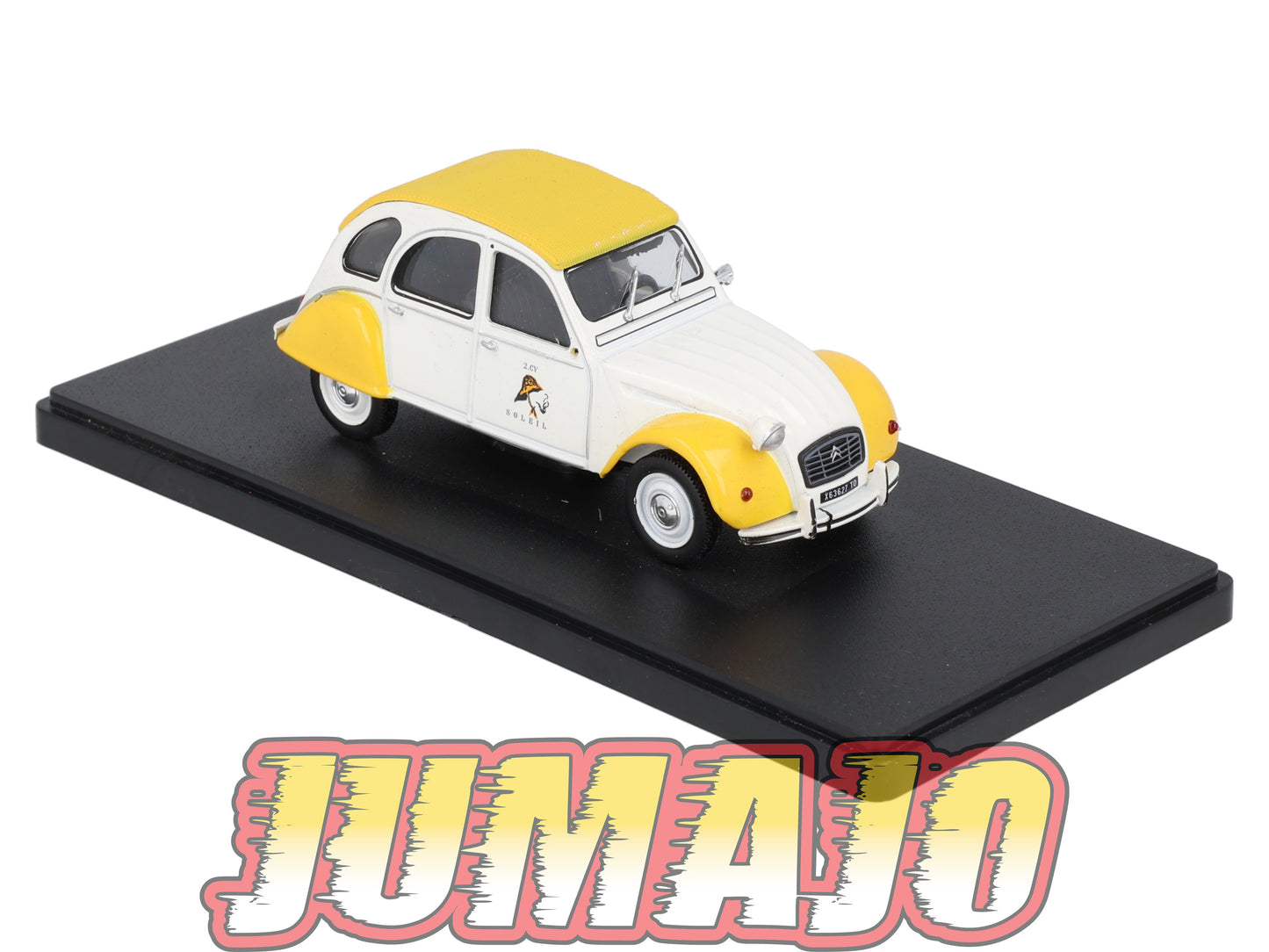 2CVAP110 Voiture 1/43 ELIGOR Auto plus : CITROEN 2CV La 2CV 6 Soleil