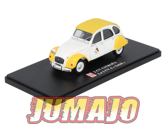 2CVAP110 Voiture 1/43 ELIGOR Auto plus : CITROEN 2CV La 2CV 6 Soleil