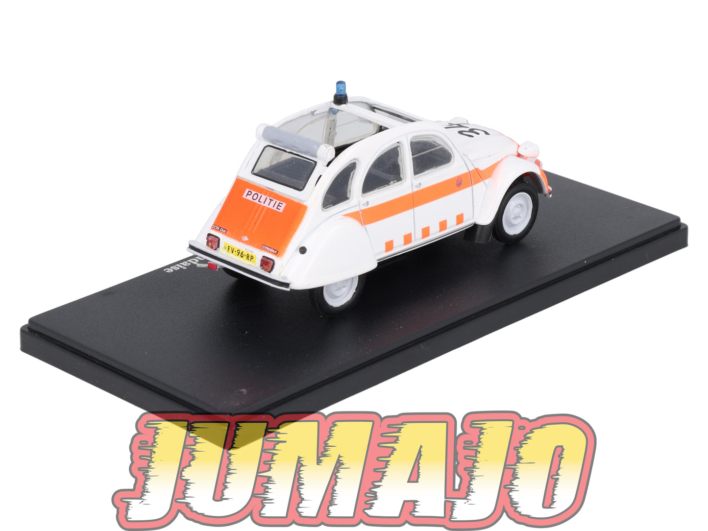 2CVAP16 Voiture 1/43 ELIGOR Auto plus : CITROEN 2CV Police Néerlandaise