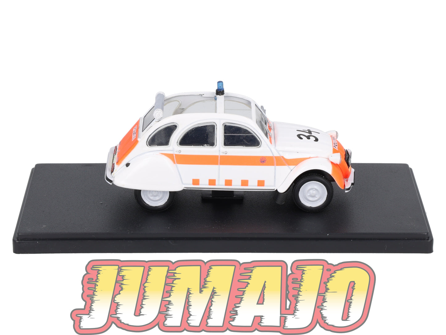 2CVAP16 Voiture 1/43 ELIGOR Auto plus : CITROEN 2CV Police Néerlandaise