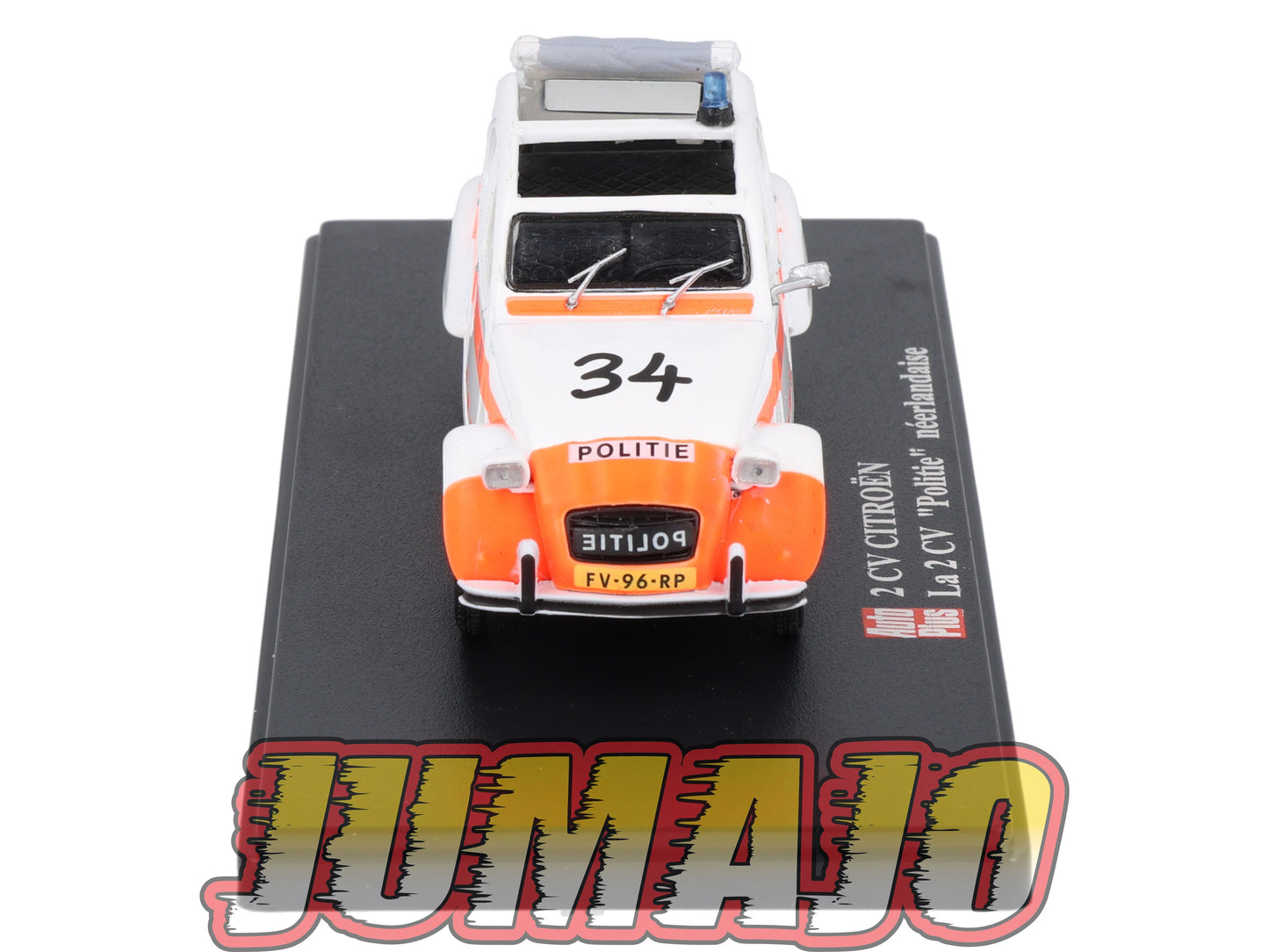 2CVAP16 Voiture 1/43 ELIGOR Auto plus : CITROEN 2CV Police Néerlandaise