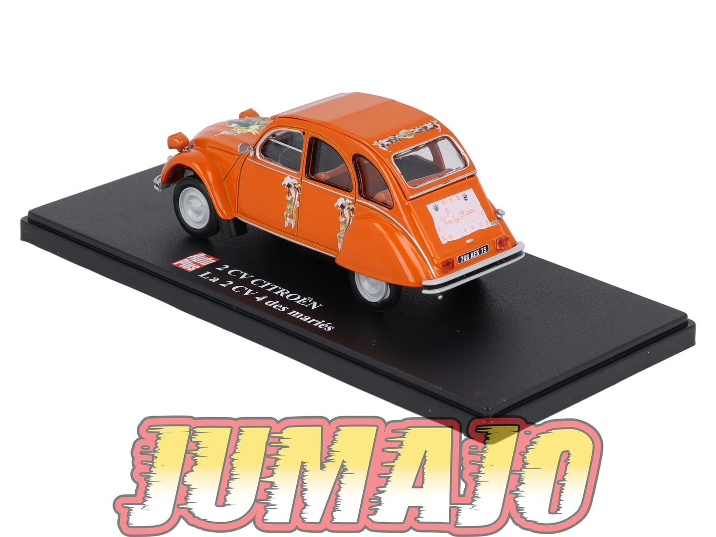 2CVAP250 Voiture 1/43 ELIGOR Auto plus : CITROEN 2CV La 2CV 4 Des Mariés