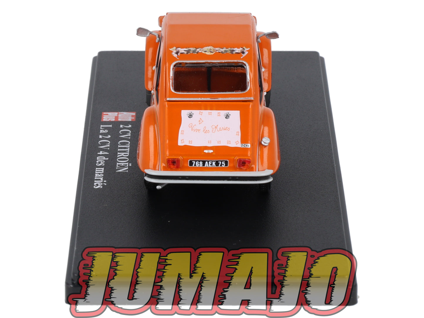 2CVAP250 Voiture 1/43 ELIGOR Auto plus : CITROEN 2CV La 2CV 4 Des Mariés