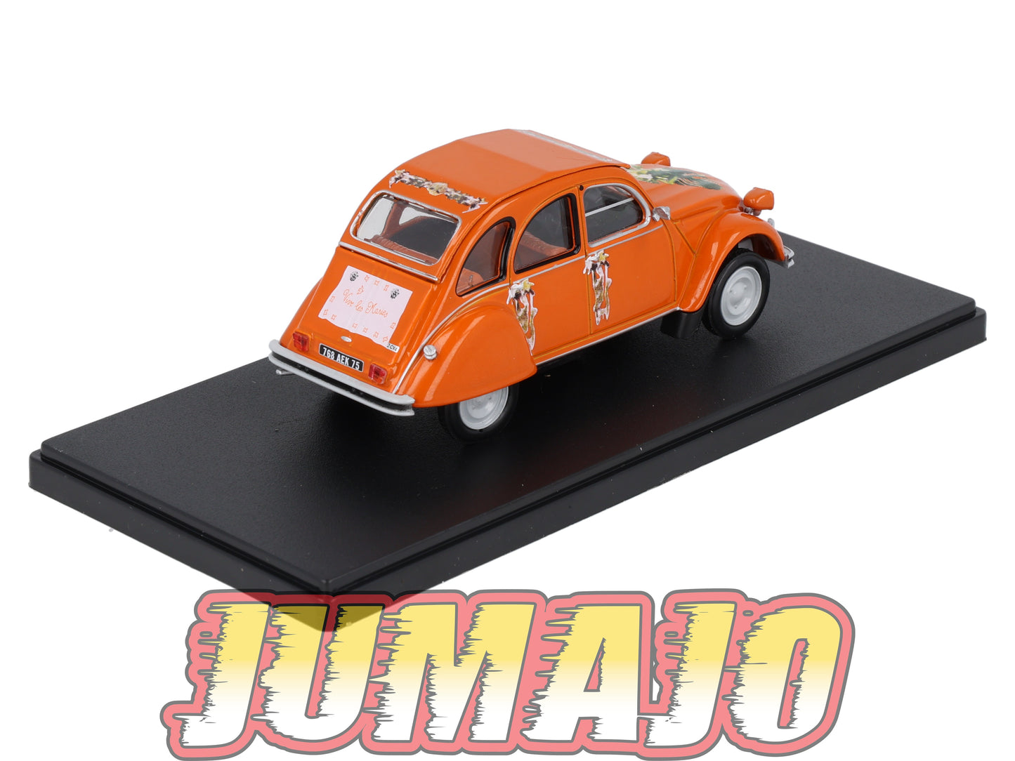 2CVAP250 Voiture 1/43 ELIGOR Auto plus : CITROEN 2CV La 2CV 4 Des Mariés