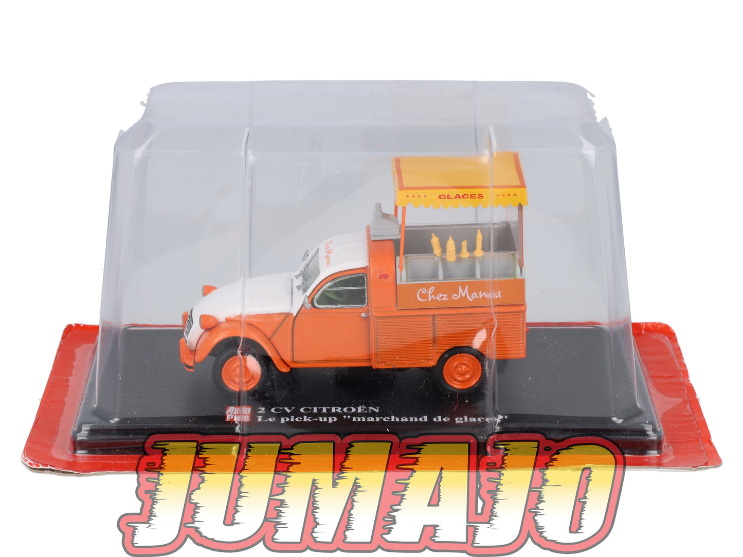 2CVAP251 Voiture 1/43 ELIGOR Auto plus : CITROEN 2CV Pick UP Marchand De Glaces