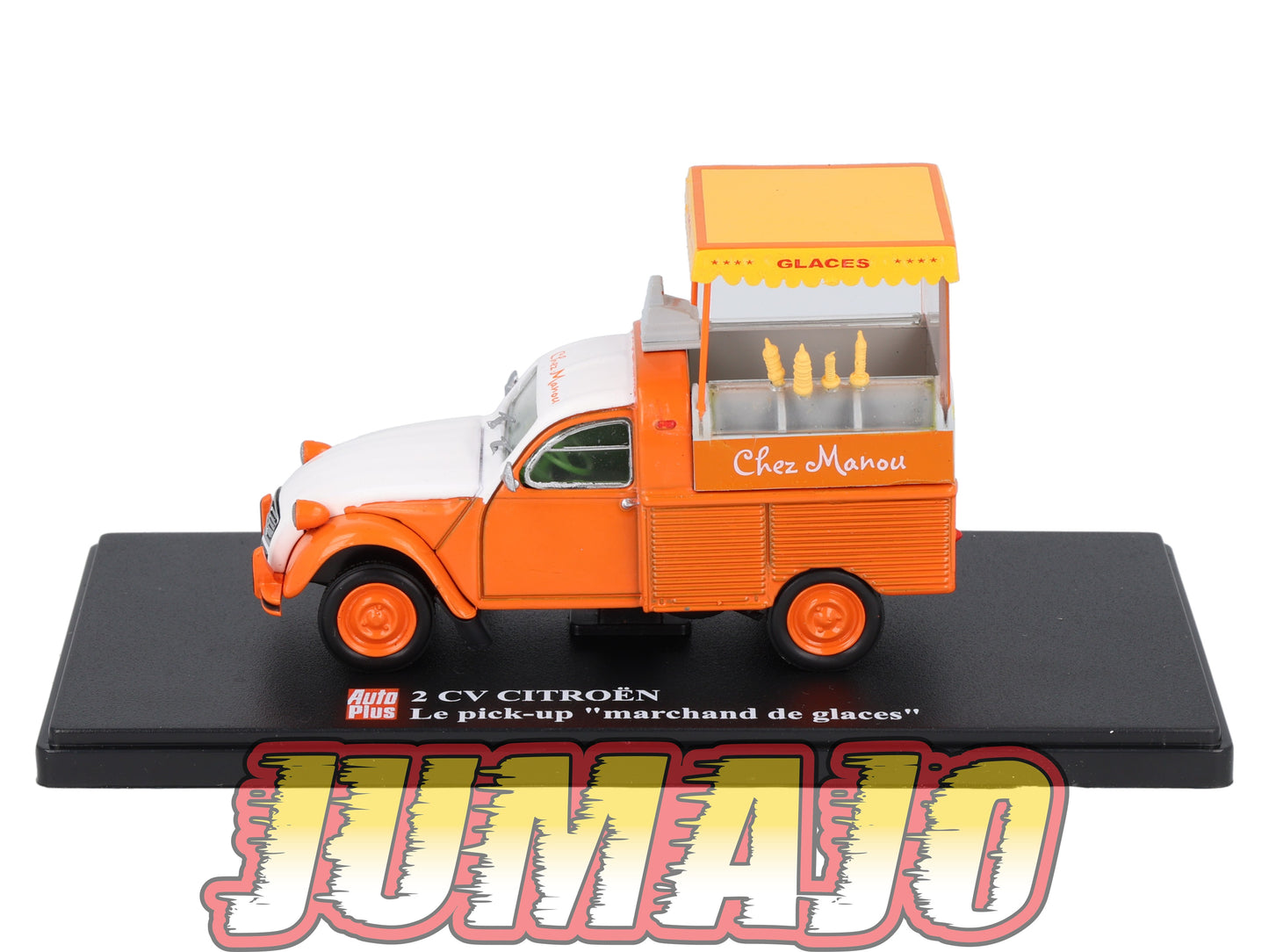 2CVAP251 Voiture 1/43 ELIGOR Auto plus : CITROEN 2CV Pick UP Marchand De Glaces