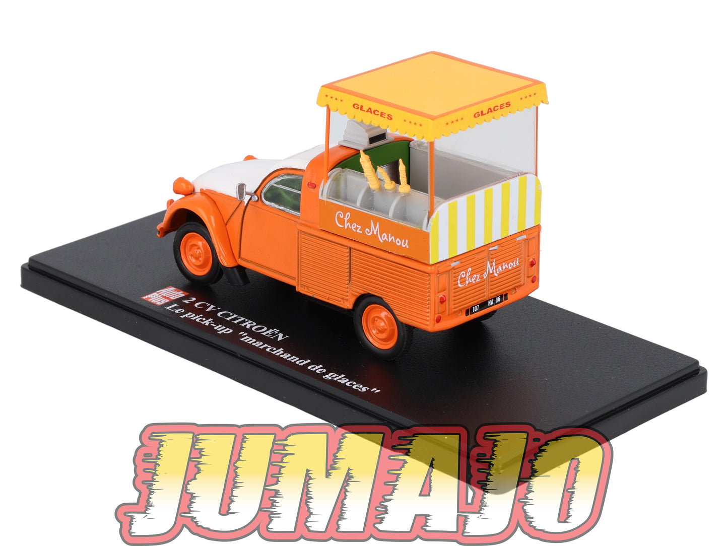 2CVAP251 Voiture 1/43 ELIGOR Auto plus : CITROEN 2CV Pick UP Marchand De Glaces