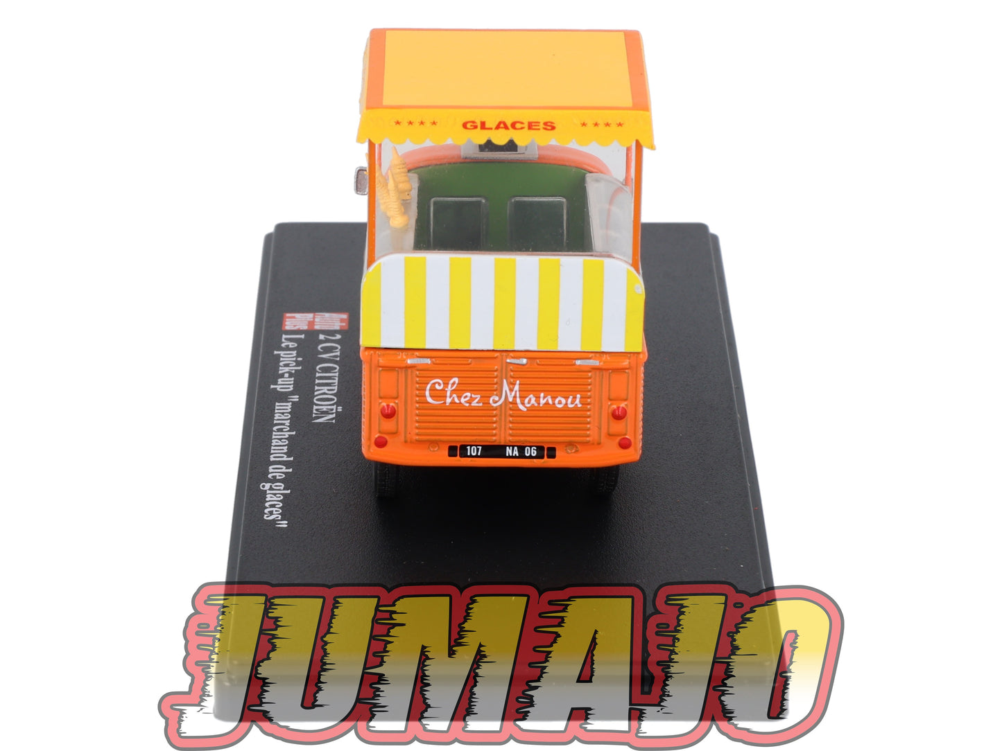 2CVAP251 Voiture 1/43 ELIGOR Auto plus : CITROEN 2CV Pick UP Marchand De Glaces