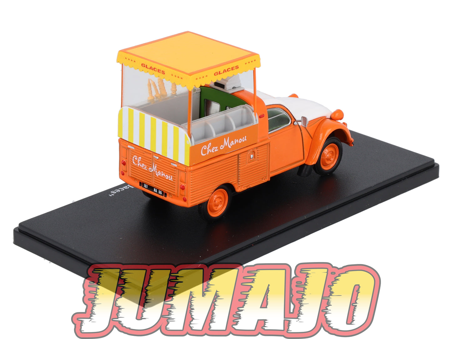 2CVAP251 Voiture 1/43 ELIGOR Auto plus : CITROEN 2CV Pick UP Marchand De Glaces