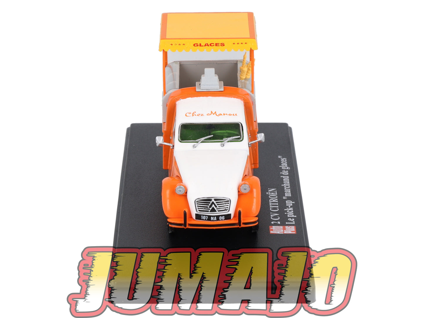 2CVAP251 Voiture 1/43 ELIGOR Auto plus : CITROEN 2CV Pick UP Marchand De Glaces
