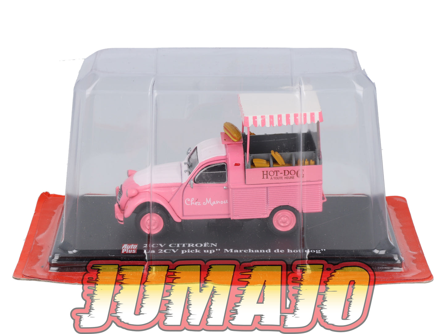 2CVAP257 Voiture 1/43 ELIGOR Auto plus : CITROEN 2CV Pick UP Marchand De Hot Dog