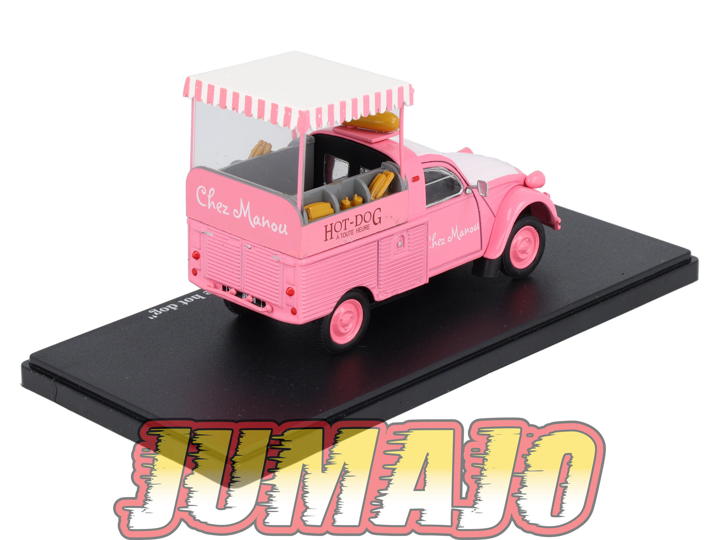 2CVAP257 Voiture 1/43 ELIGOR Auto plus : CITROEN 2CV Pick UP Marchand De Hot Dog