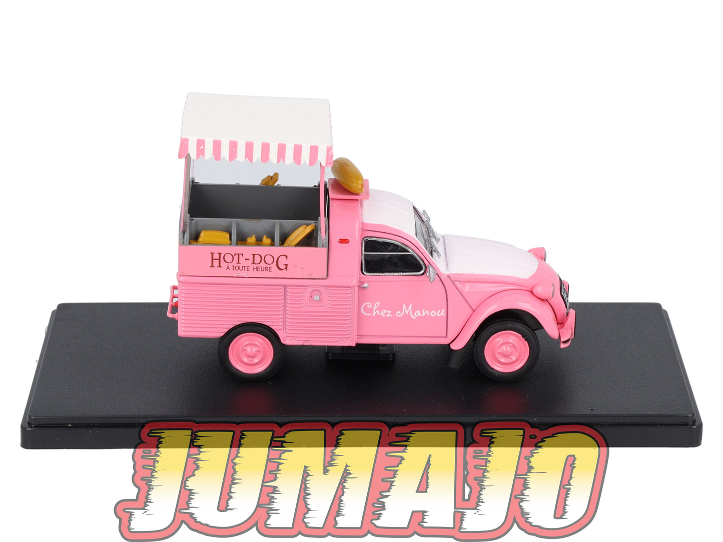 2CVAP257 Voiture 1/43 ELIGOR Auto plus : CITROEN 2CV Pick UP Marchand De Hot Dog