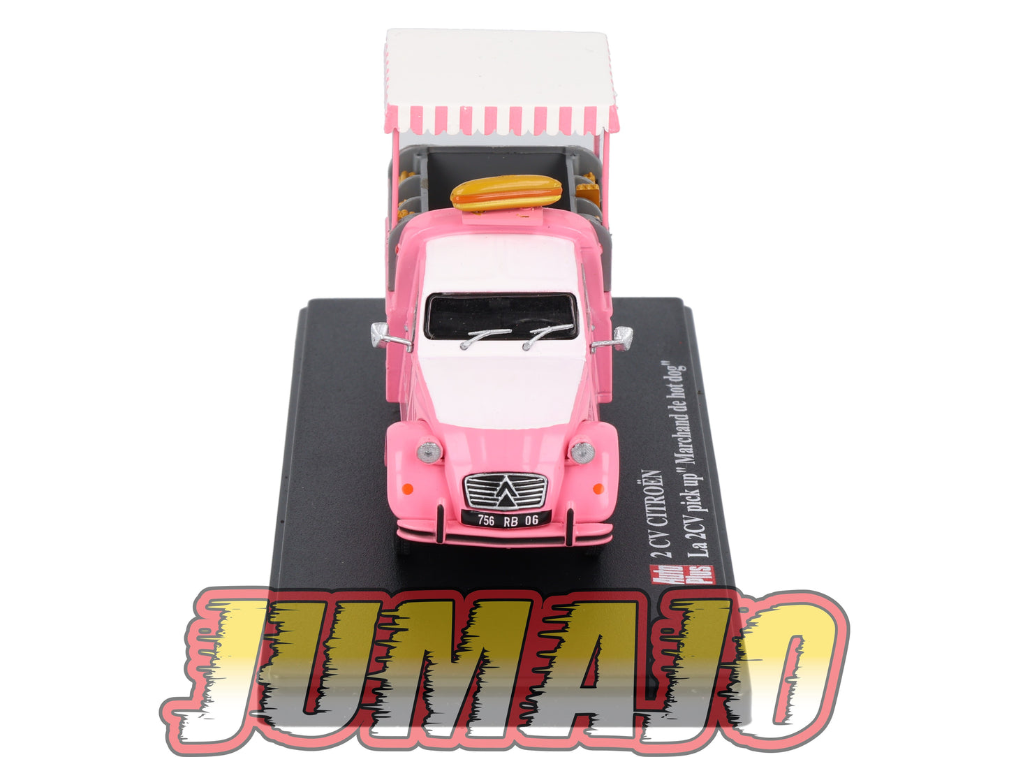 2CVAP257 Voiture 1/43 ELIGOR Auto plus : CITROEN 2CV Pick UP Marchand De Hot Dog