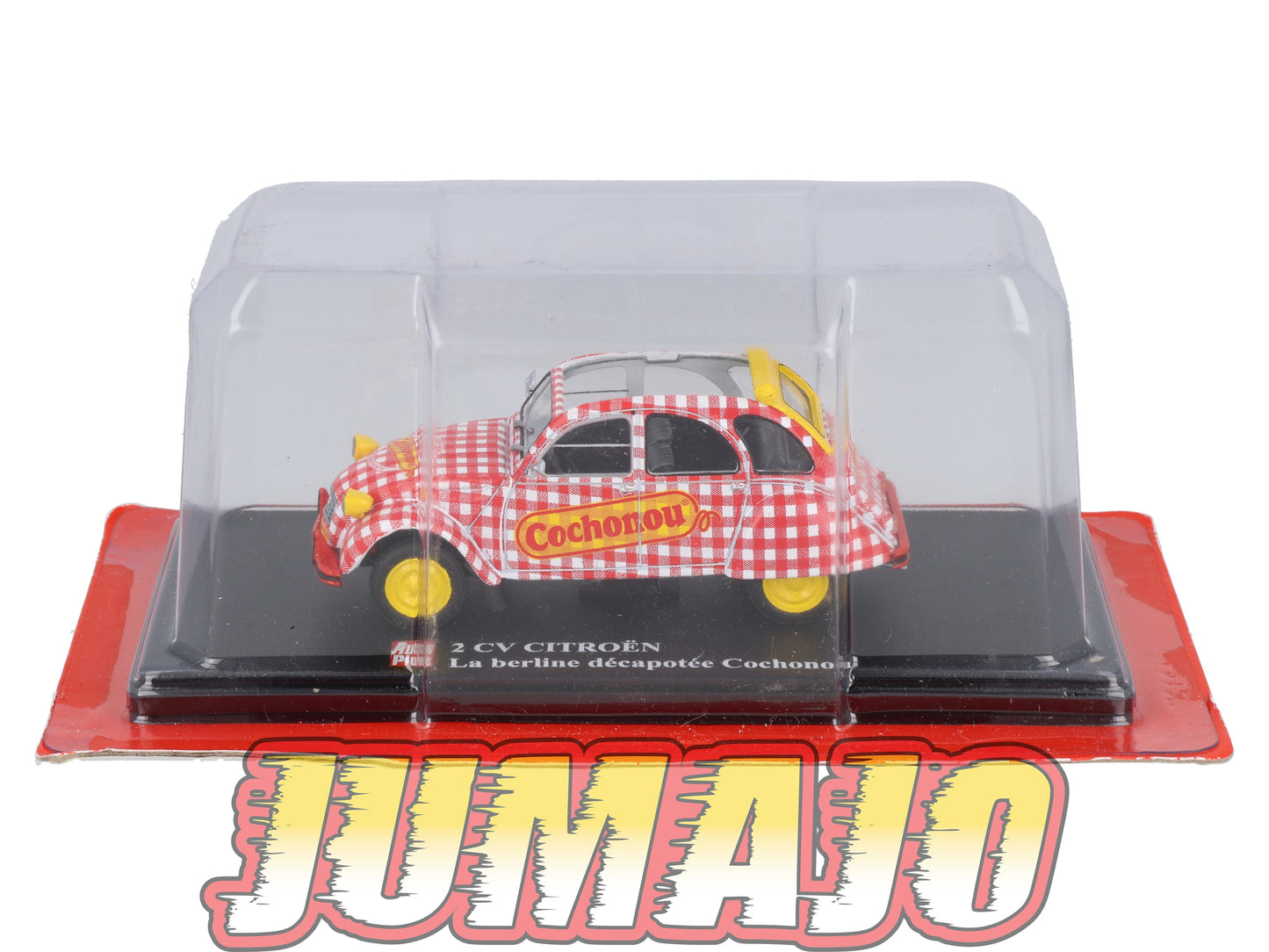 2CVAP259 Voiture 1/43 ELIGOR Auto plus : CITROEN 2CV La Berline Décapotée Cochonou
