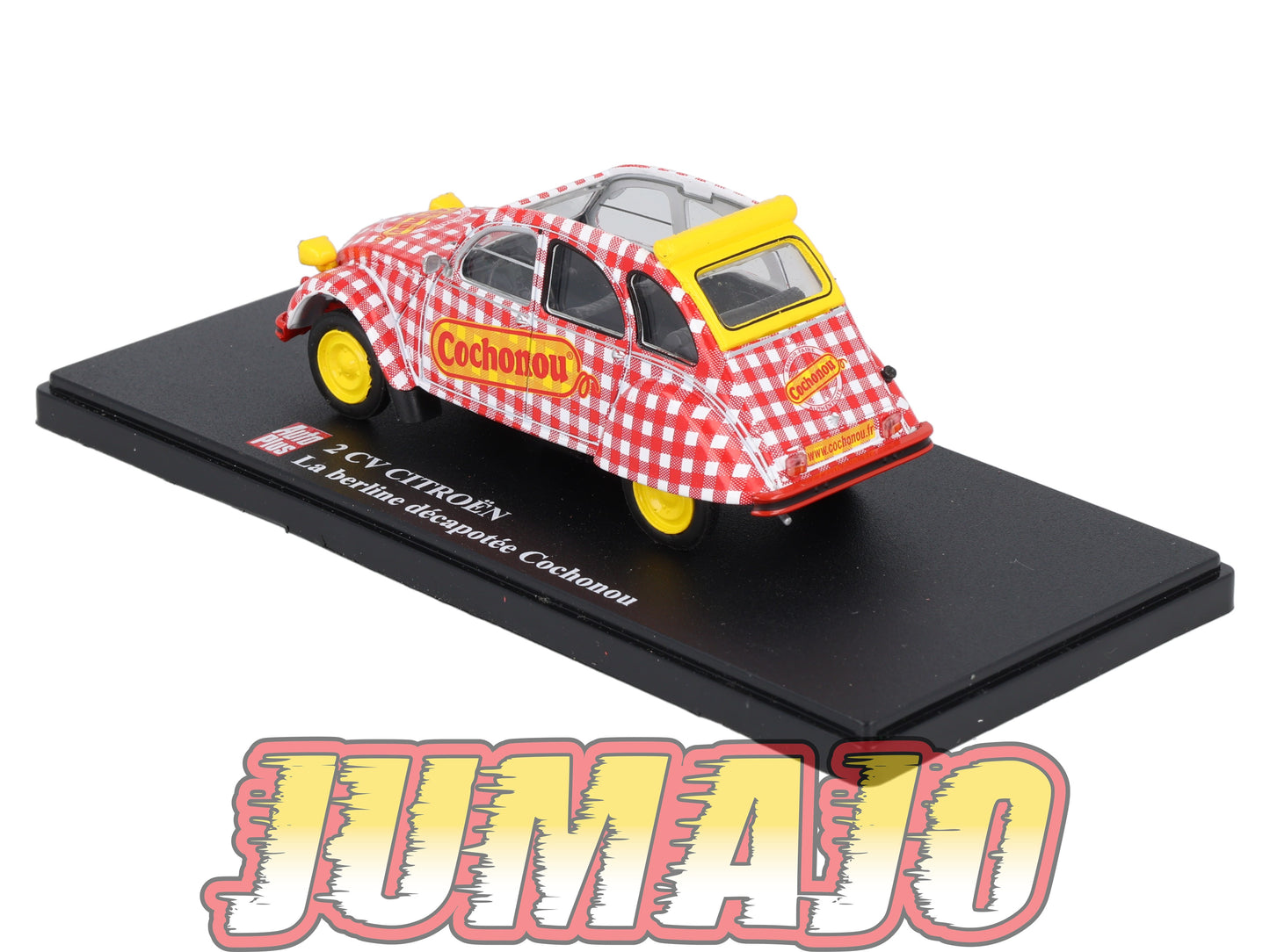 2CVAP259 Voiture 1/43 ELIGOR Auto plus : CITROEN 2CV La Berline Décapotée Cochonou