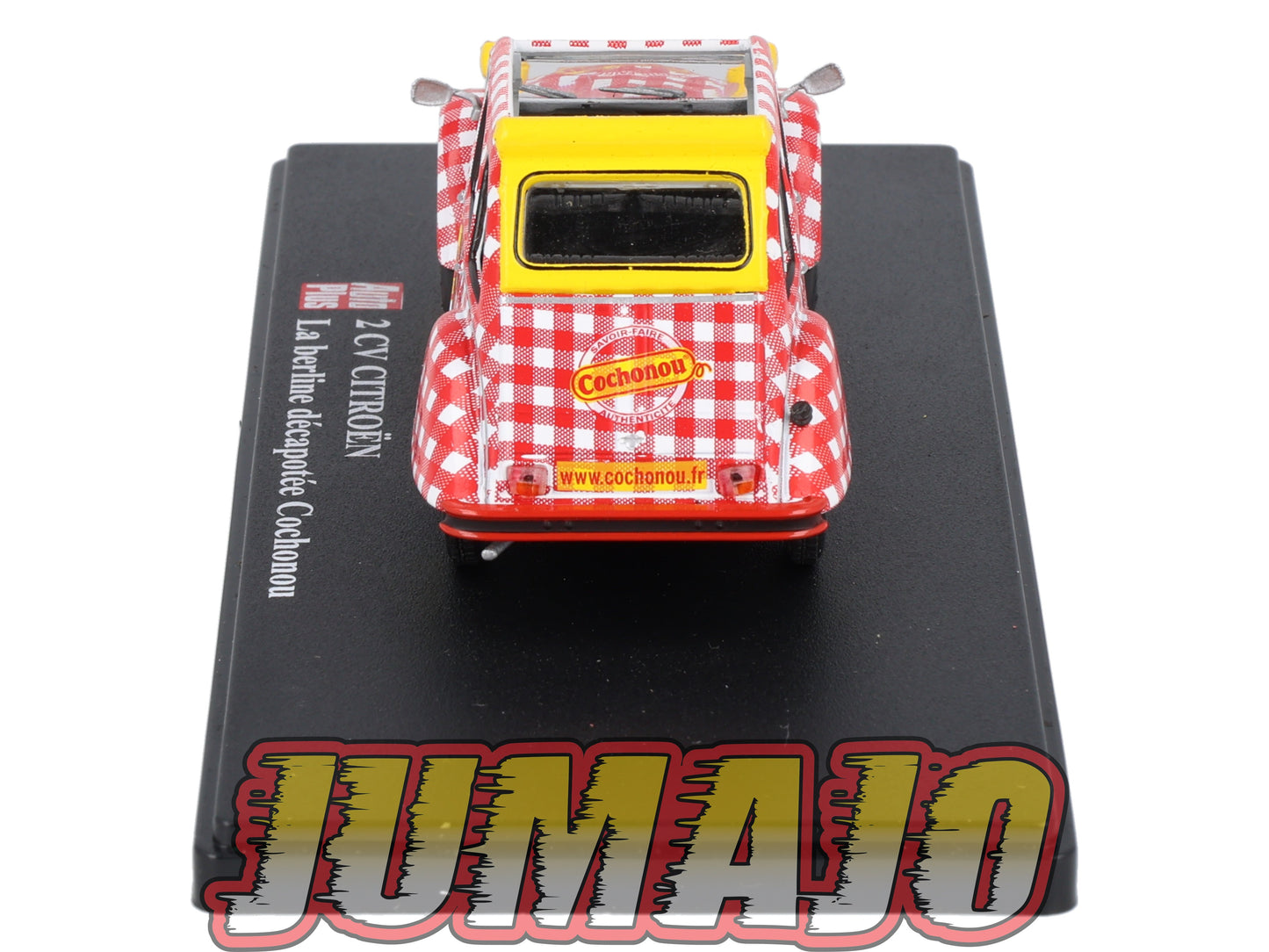 2CVAP259 Voiture 1/43 ELIGOR Auto plus : CITROEN 2CV La Berline Décapotée Cochonou