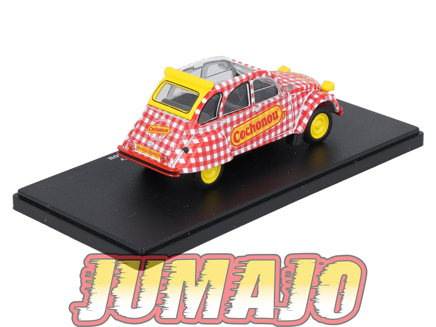 2CVAP259 Voiture 1/43 ELIGOR Auto plus : CITROEN 2CV La Berline Décapotée Cochonou