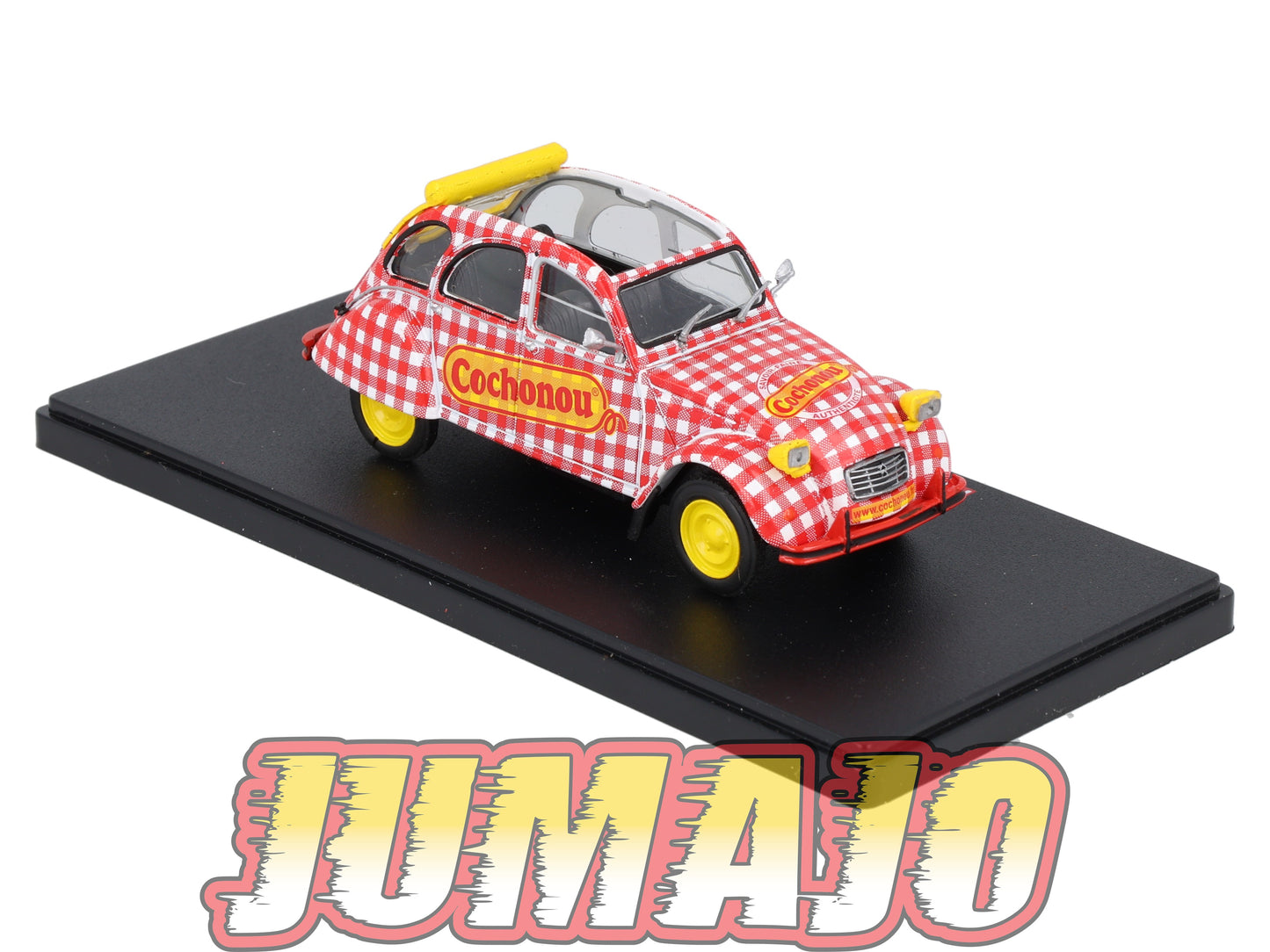 2CVAP259 Voiture 1/43 ELIGOR Auto plus : CITROEN 2CV La Berline Décapotée Cochonou
