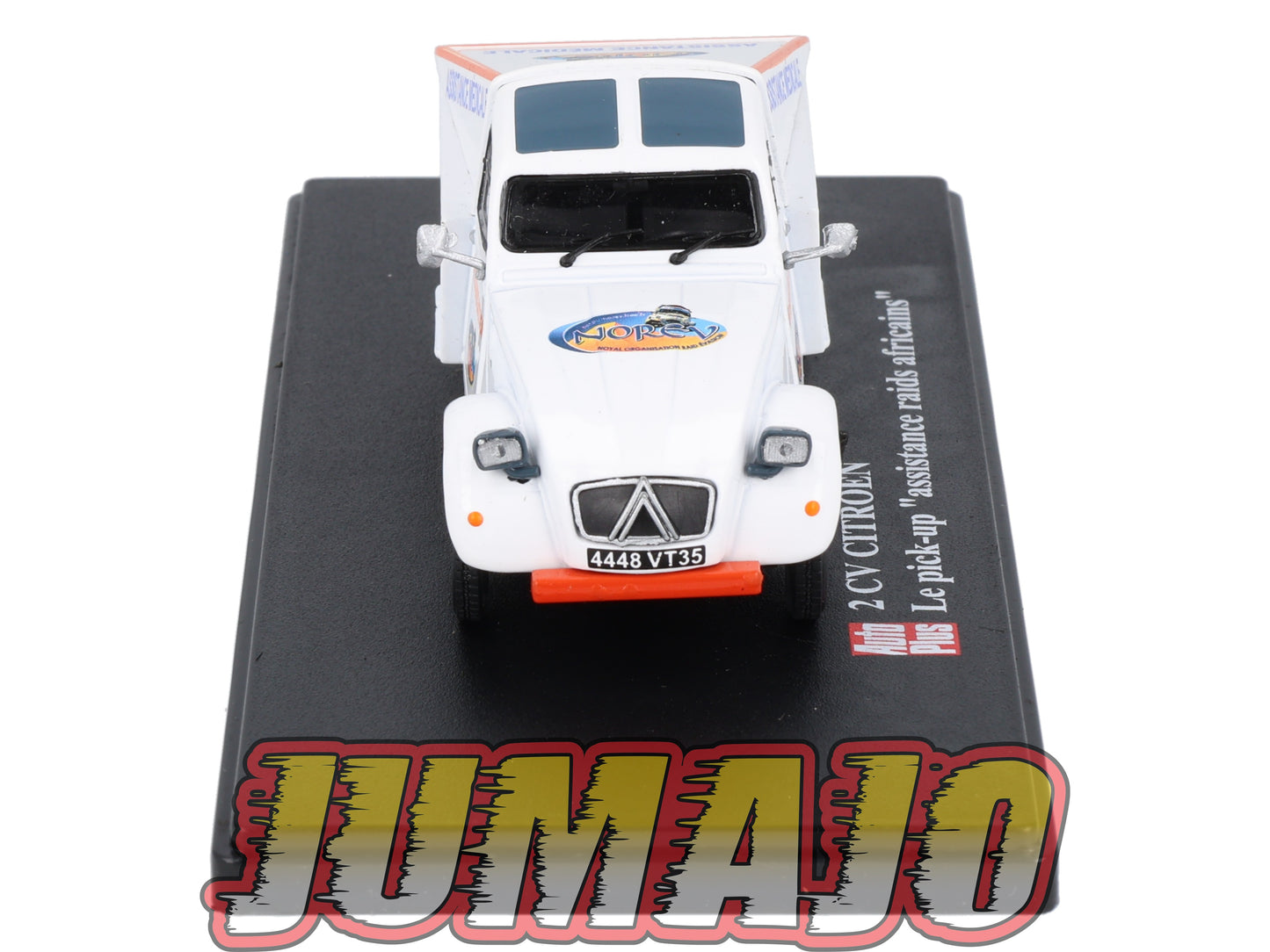2CVAP262 Voiture 1/43 ELIGOR Auto plus : CITROEN 2CV Pick UP Assistance Raids Africains