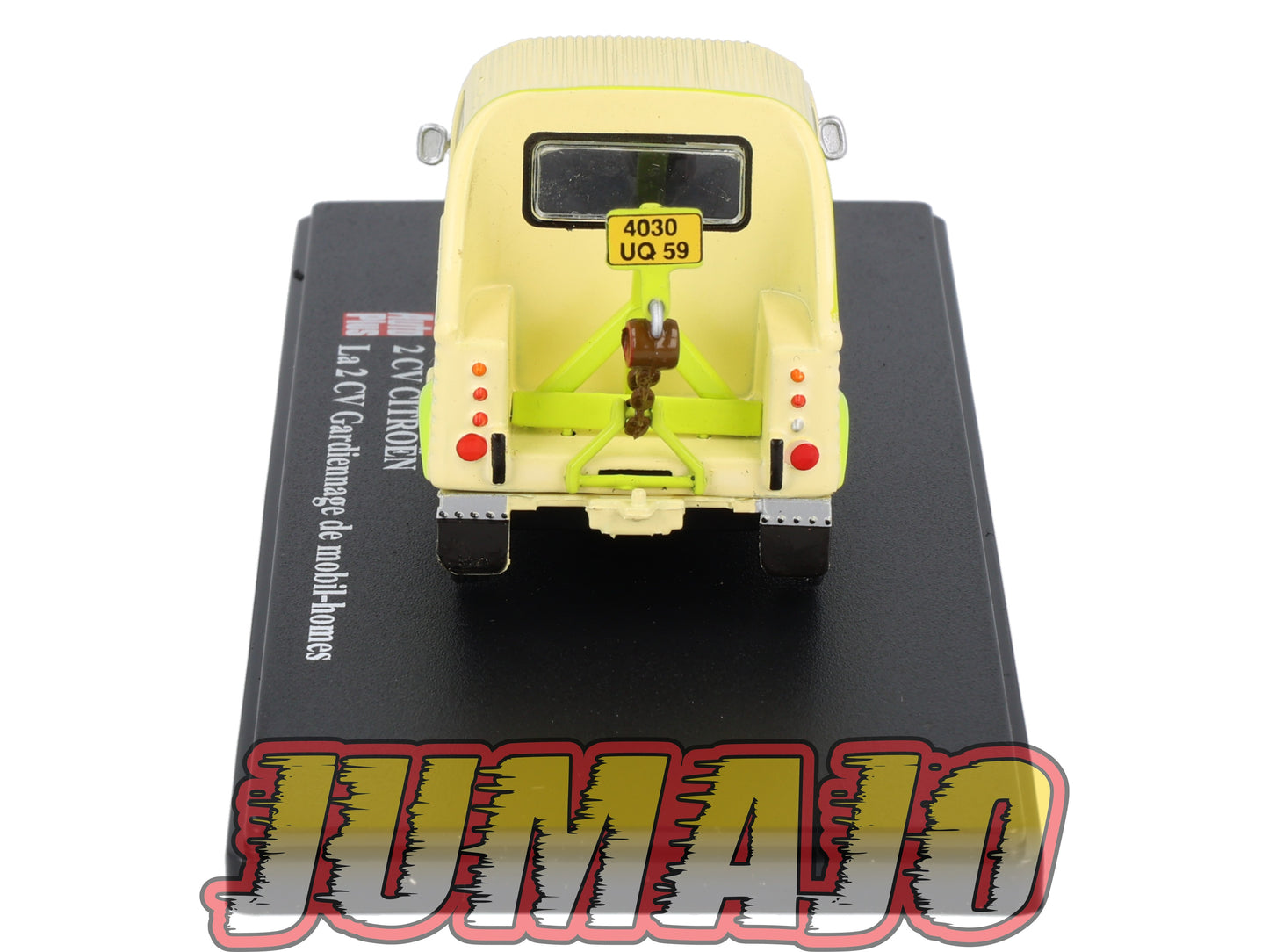 2CVAP264 Voiture 1/43 ELIGOR Auto plus : CITROEN 2CV Gardiennage De Mobil Homes