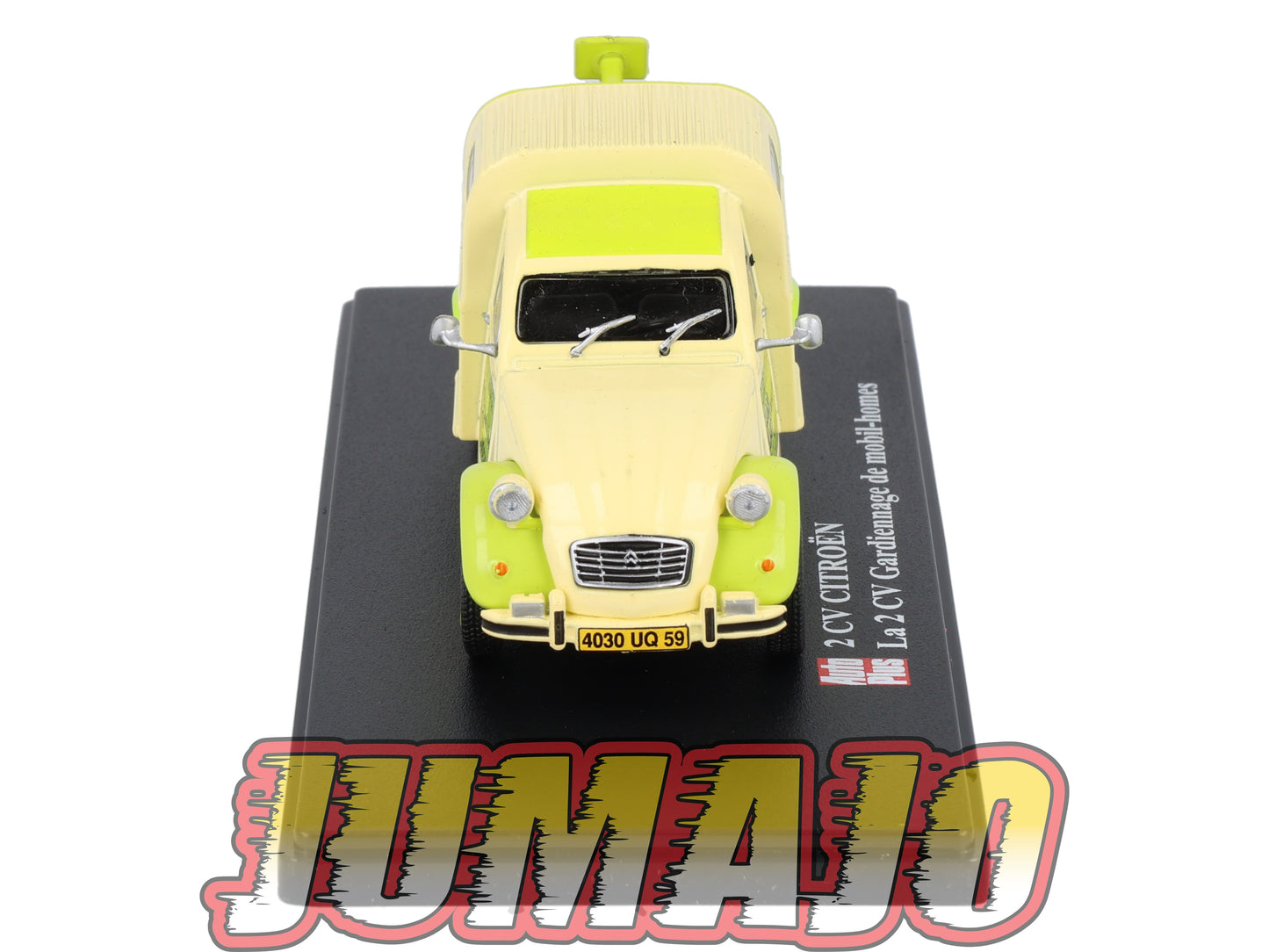 2CVAP264 Voiture 1/43 ELIGOR Auto plus : CITROEN 2CV Gardiennage De Mobil Homes