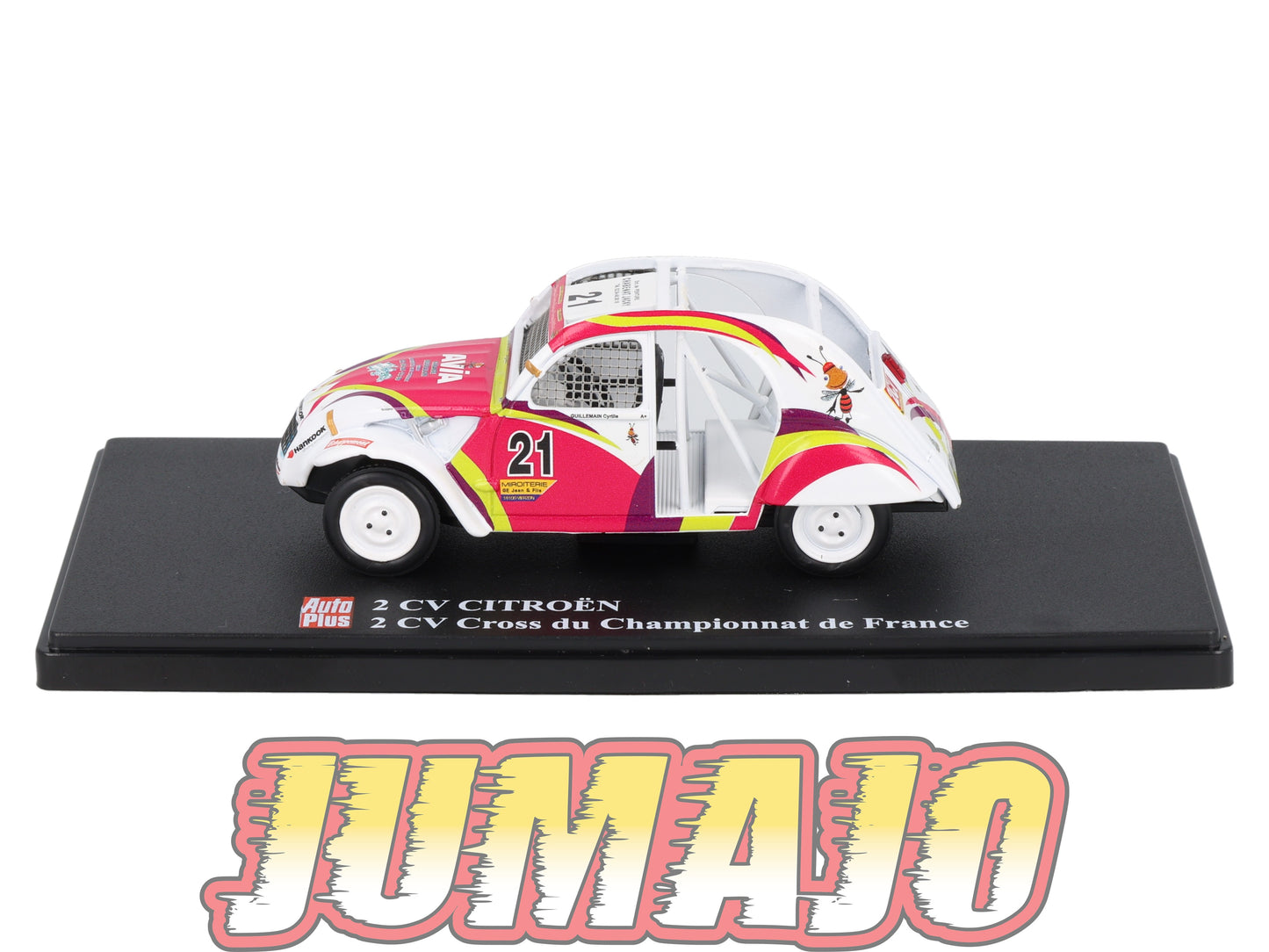 2CVAP2 Voiture 1/43 ELIGOR Auto plus CITROEN 2CV n°27 cross championnat France