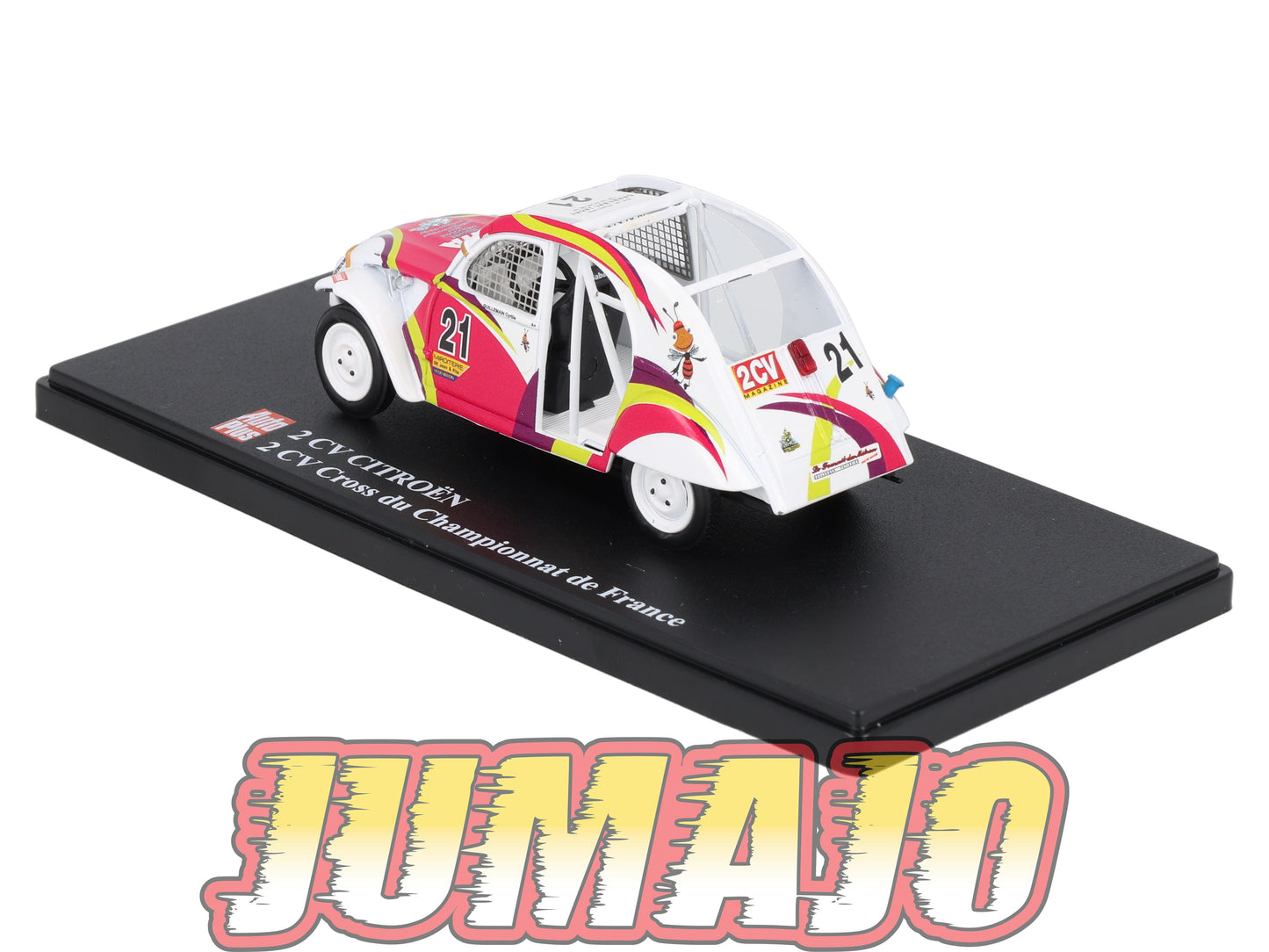 2CVAP2 Voiture 1/43 ELIGOR Auto plus CITROEN 2CV n°27 cross championnat France
