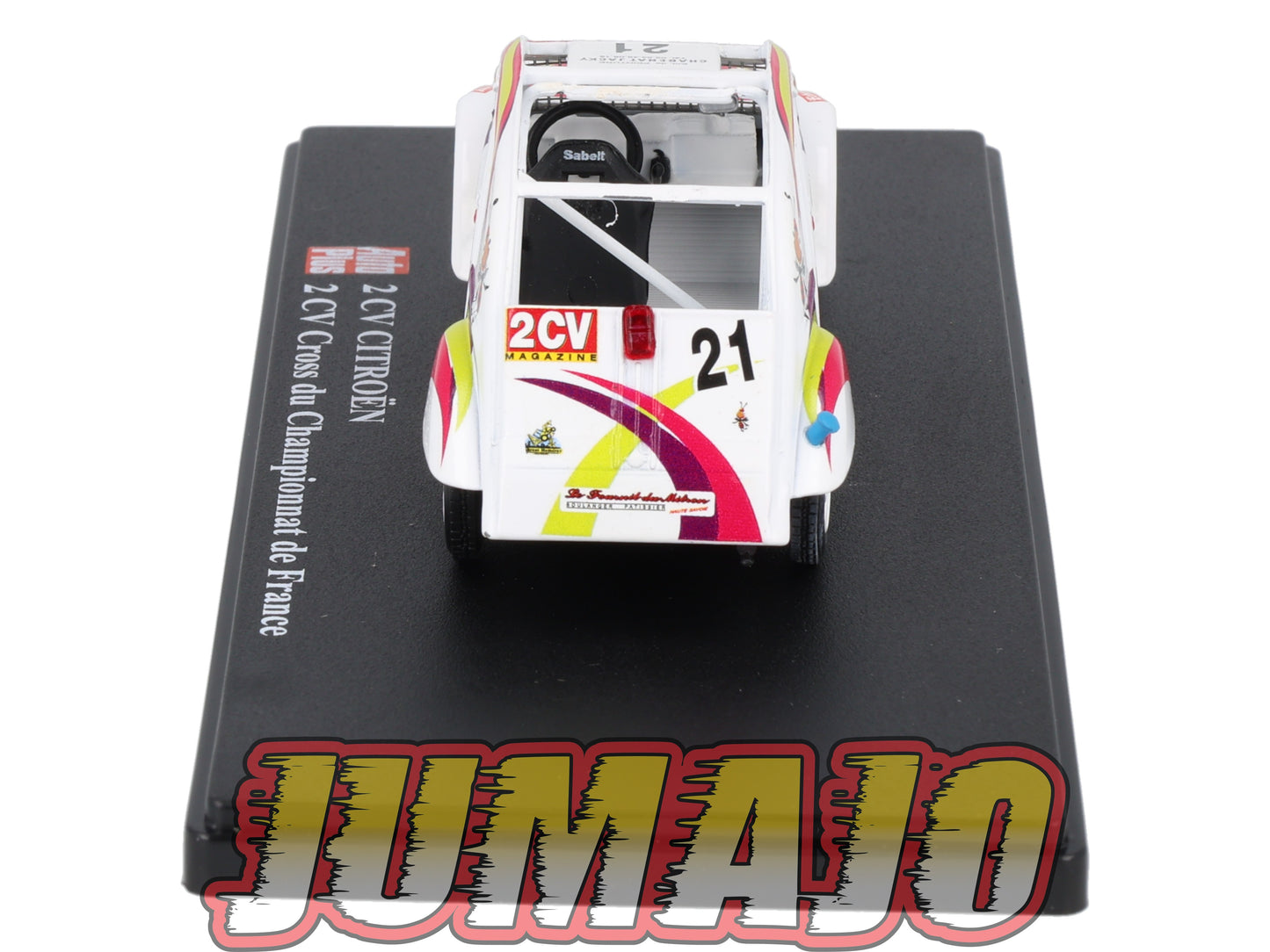 2CVAP2 Voiture 1/43 ELIGOR Auto plus CITROEN 2CV n°27 cross championnat France