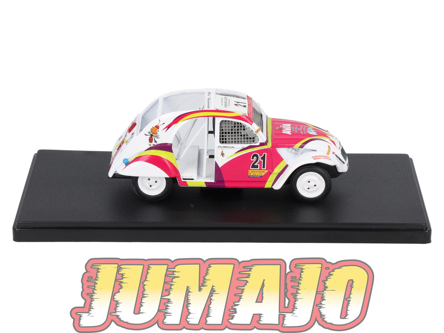 2CVAP2 Voiture 1/43 ELIGOR Auto plus CITROEN 2CV n°27 cross championnat France