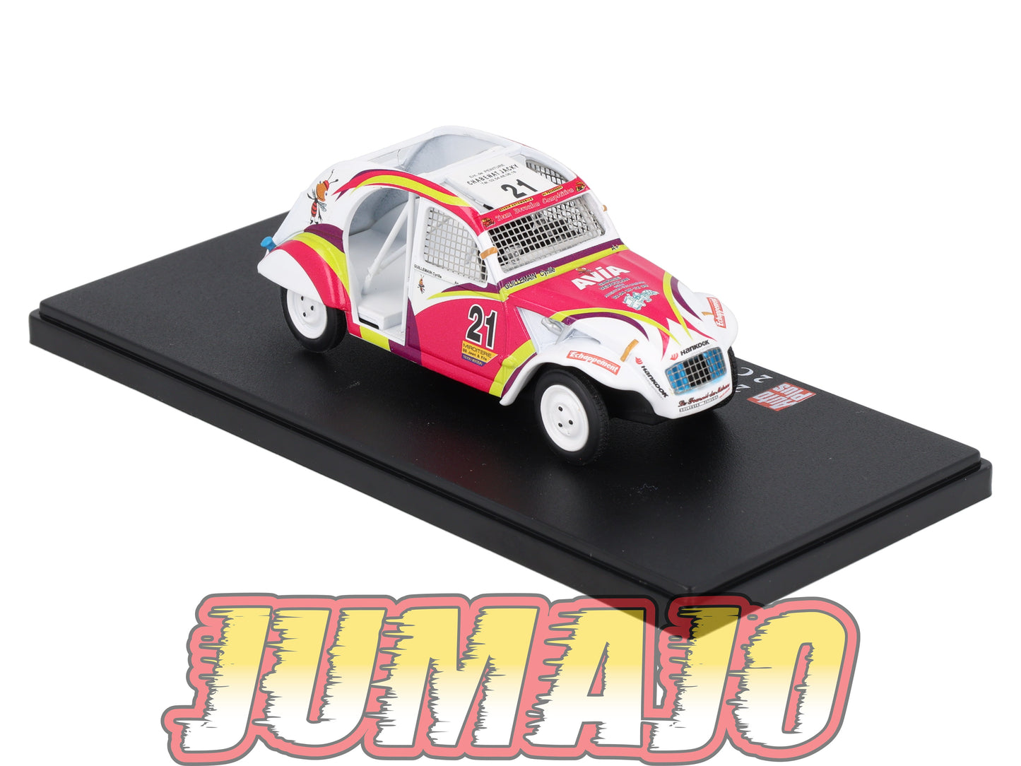 2CVAP2 Voiture 1/43 ELIGOR Auto plus CITROEN 2CV n°27 cross championnat France