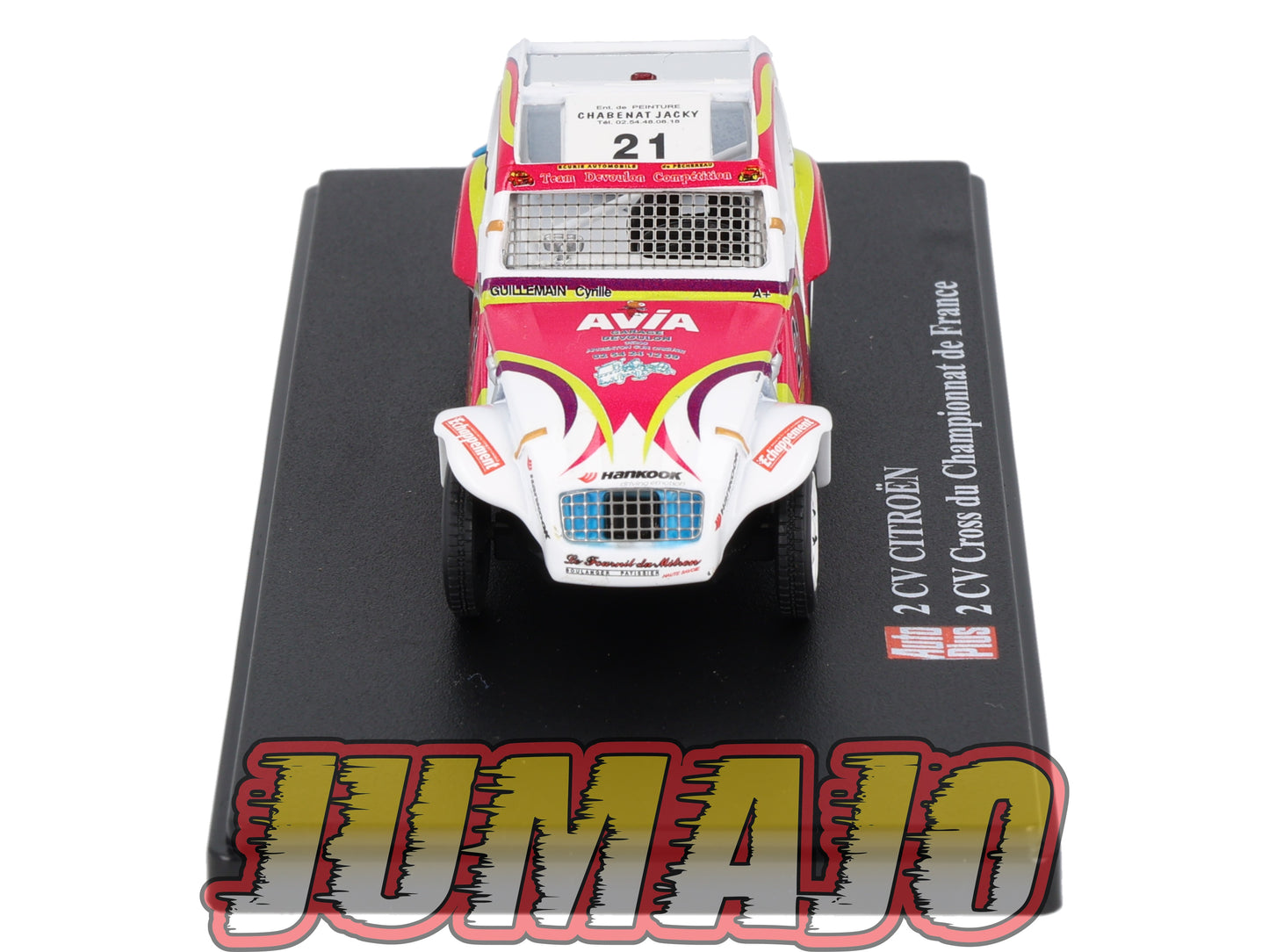 2CVAP2 Voiture 1/43 ELIGOR Auto plus CITROEN 2CV n°27 cross championnat France